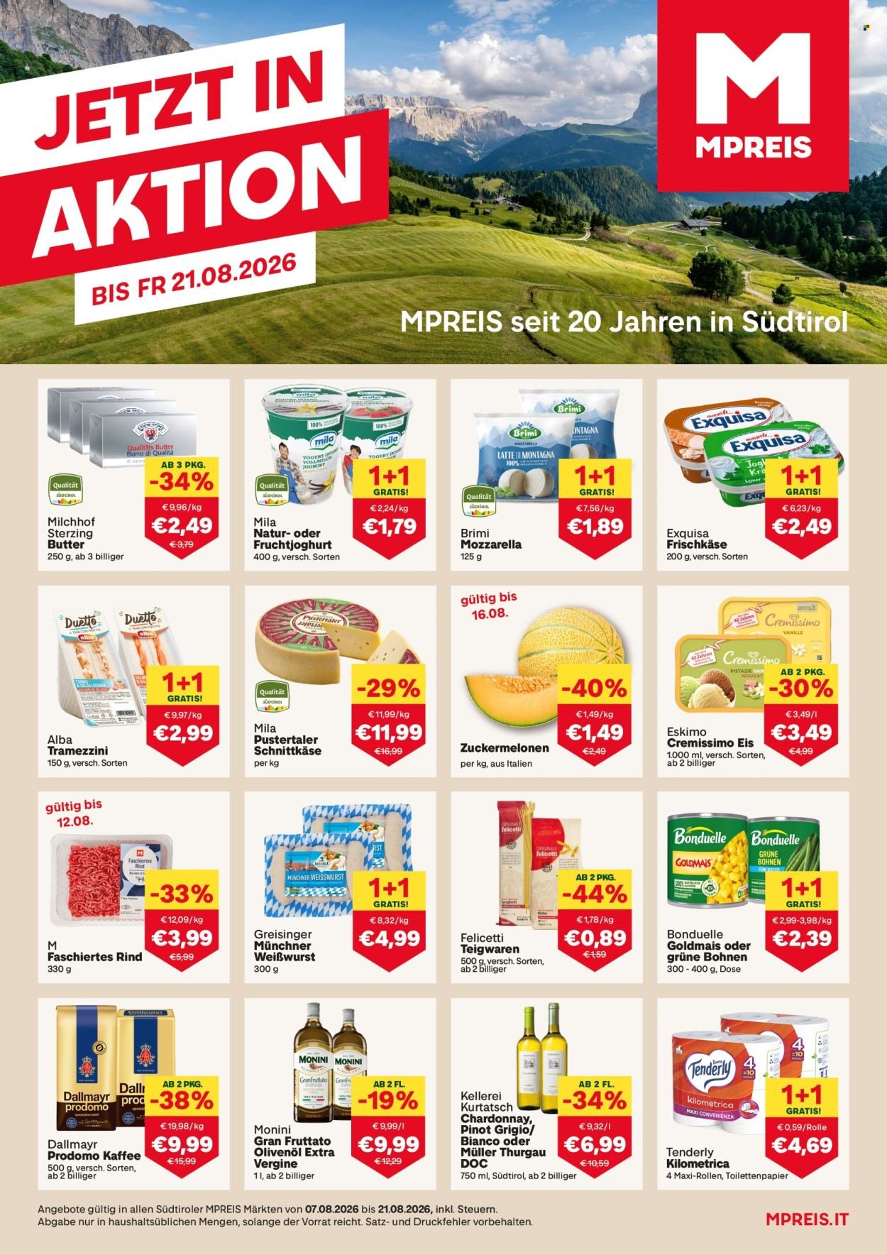 MPREIS Flugblatt - Ab Sonntag, 9.8.2026