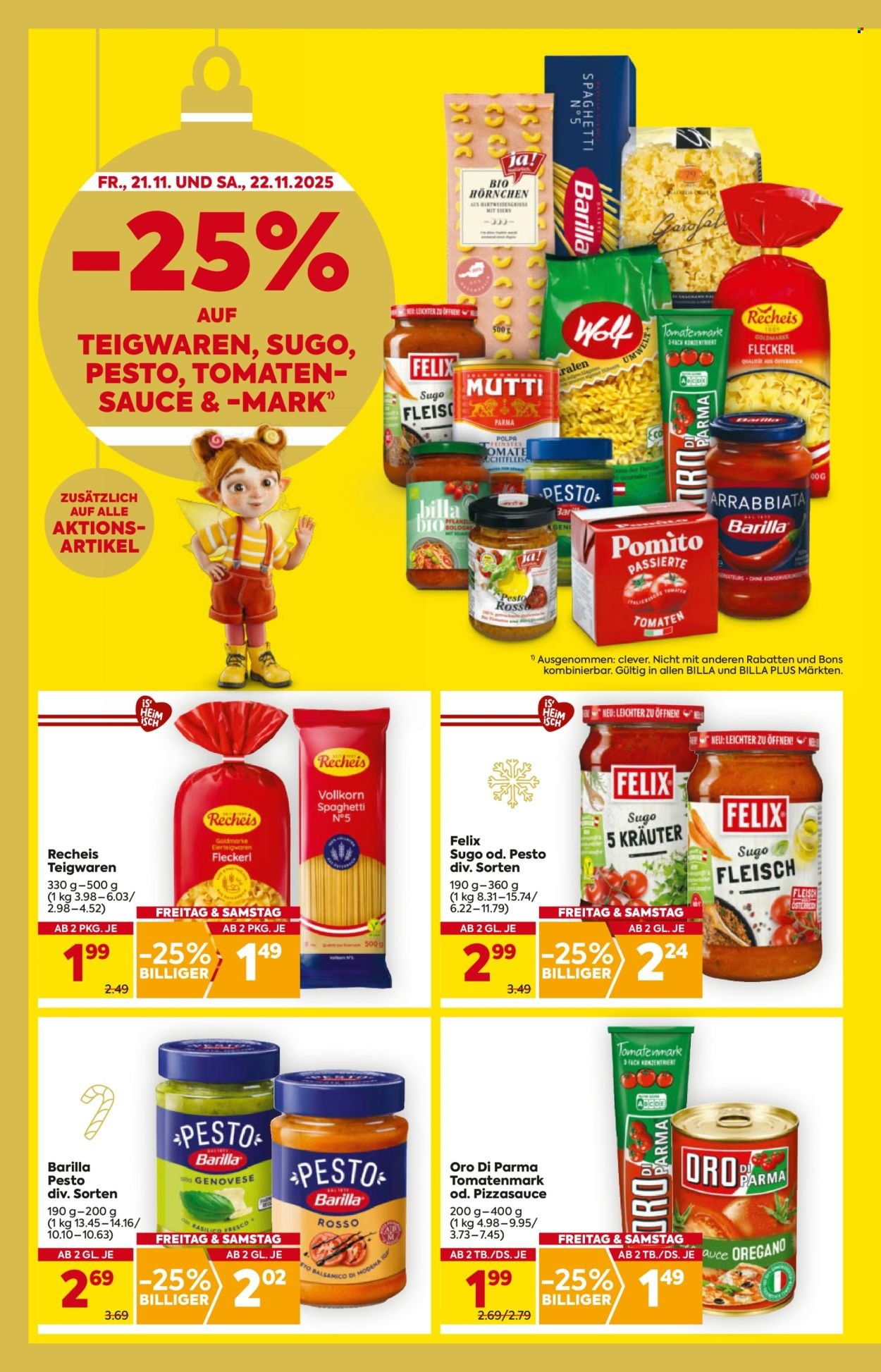 BILLA Flugblatt - Ab Donnerstag, 20.11.2025