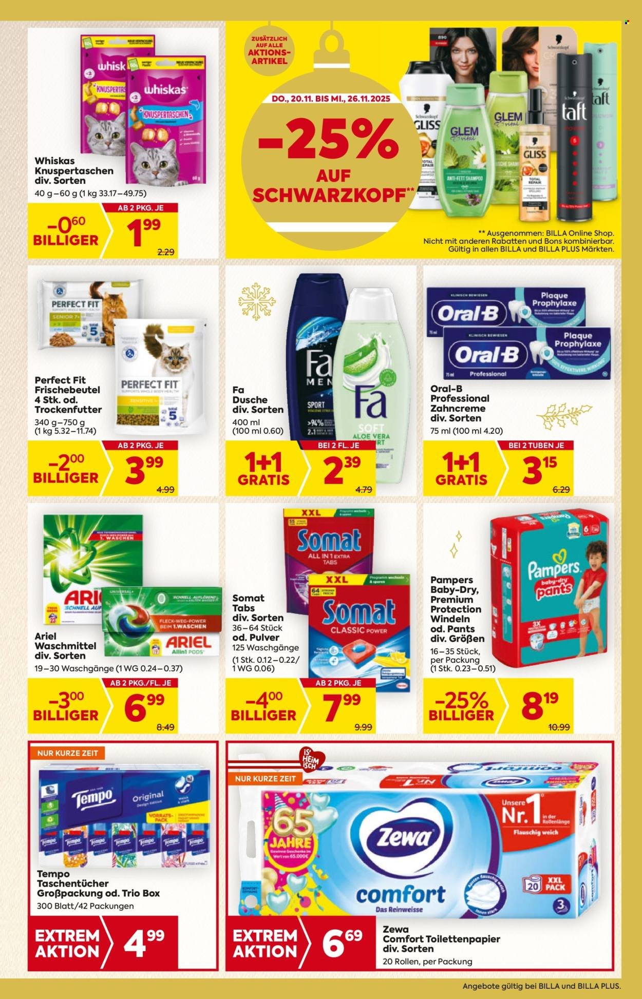 BILLA Flugblatt - Ab Donnerstag, 20.11.2025