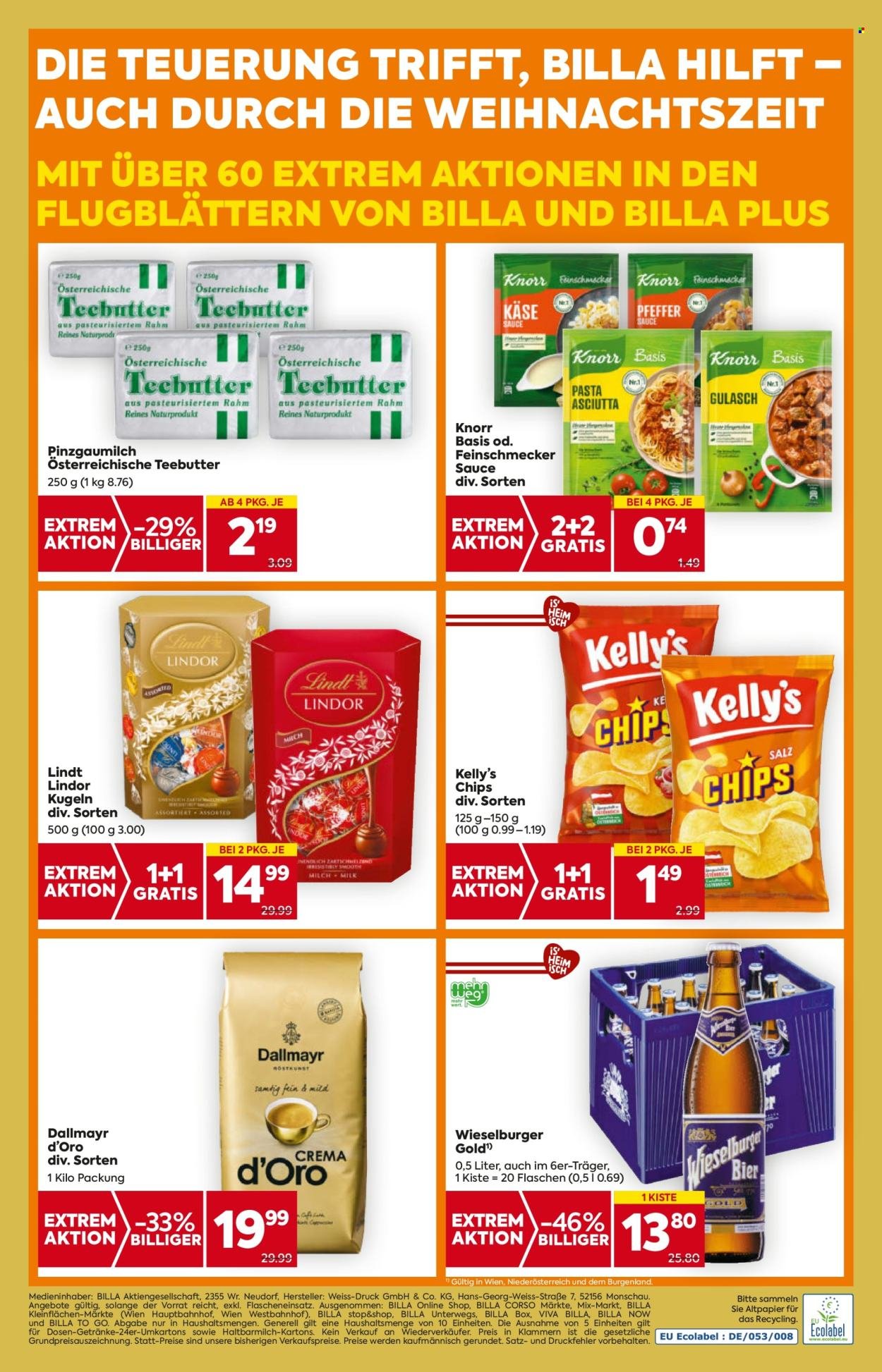 BILLA Flugblatt - Ab Donnerstag, 20.11.2025