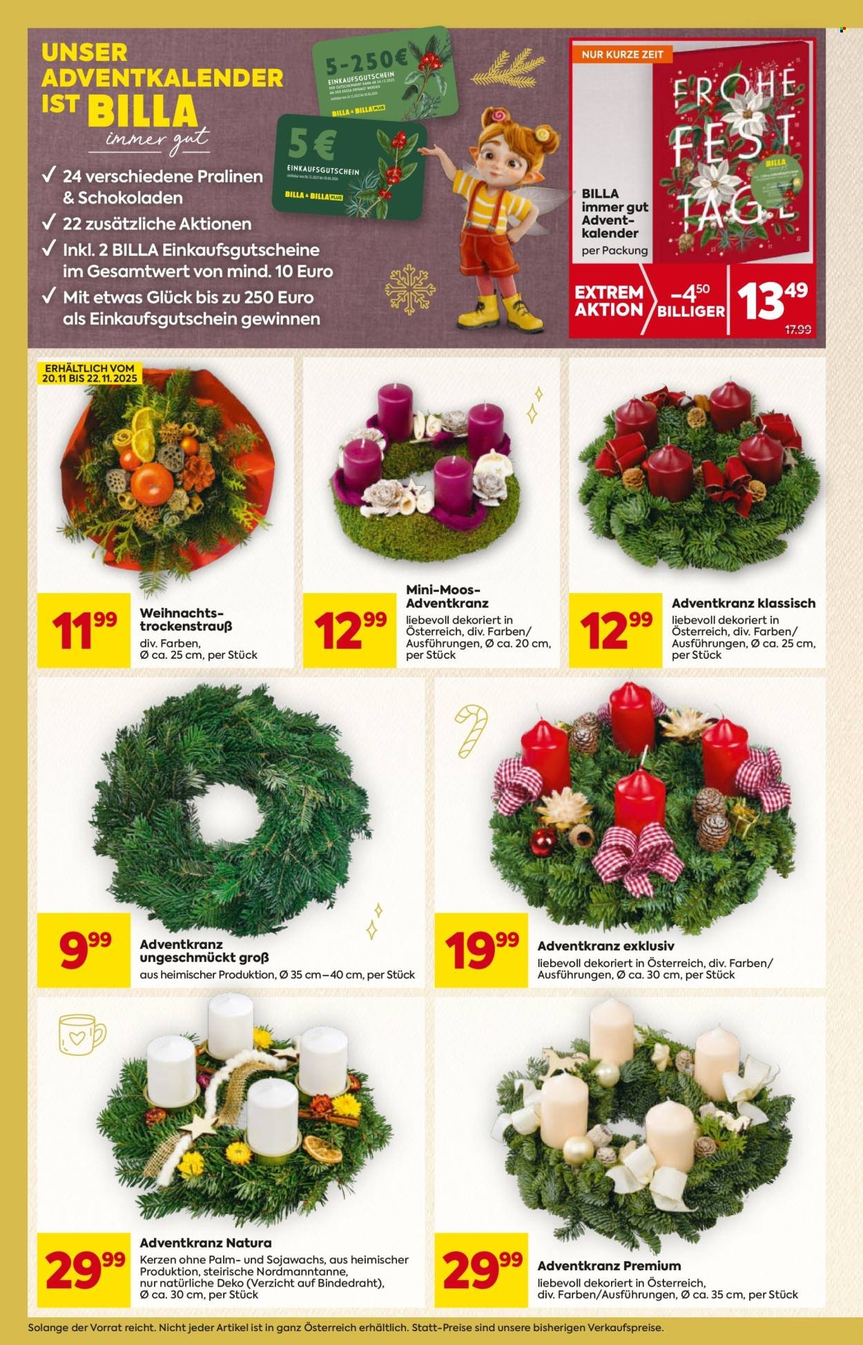 BILLA Flugblatt - Ab Donnerstag, 20.11.2025 (2025-11-20 - 2025-11-26)