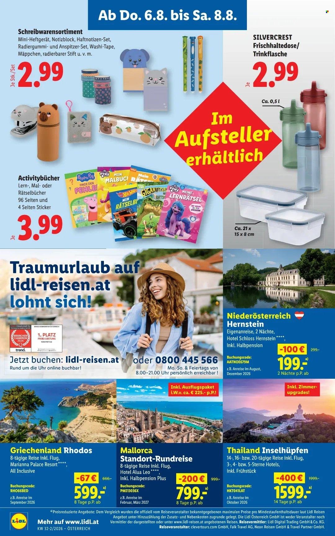 LIDL Flugblatt - Ab Donnerstag, 6.8.2026