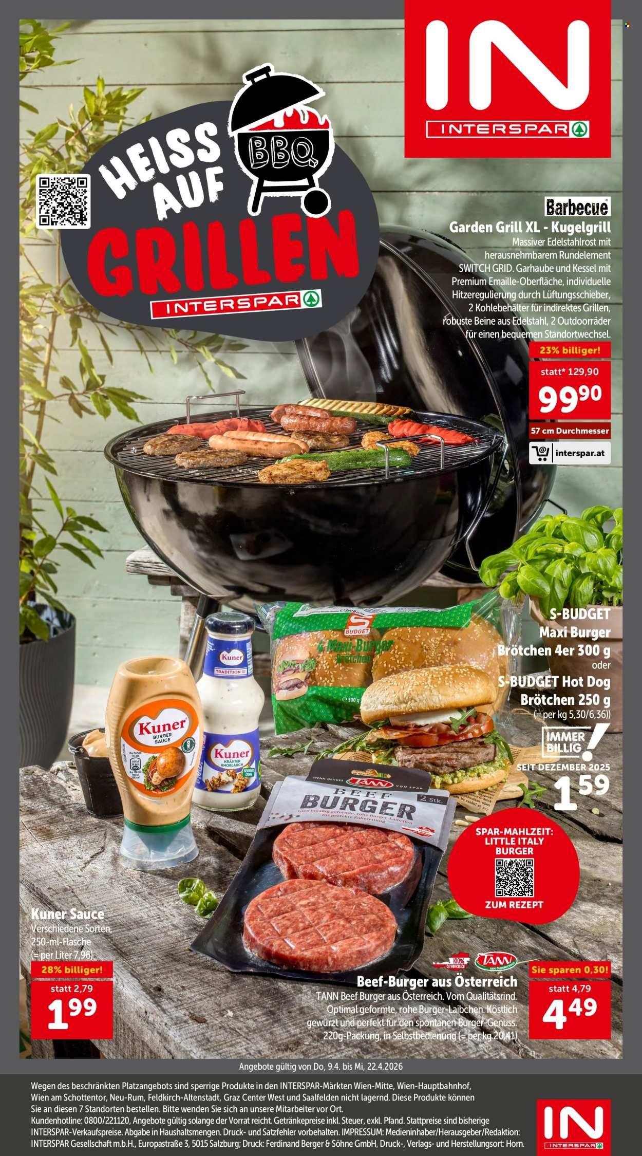INTERSPAR Flugblatt - Sonderfolder Garten & Grillen
