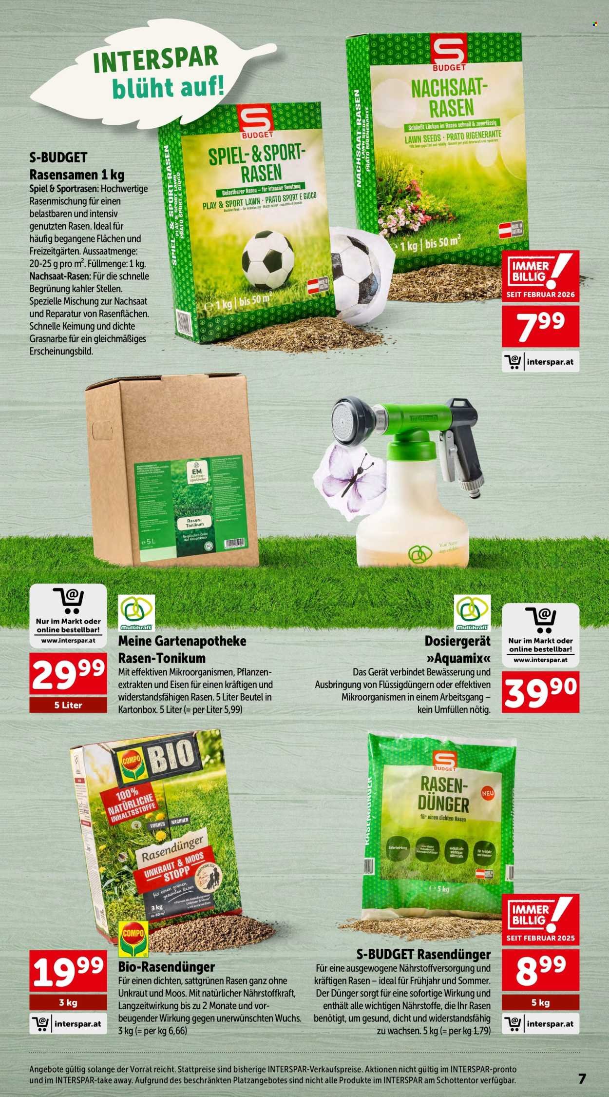 INTERSPAR Flugblatt - Sonderfolder Garten & Grillen