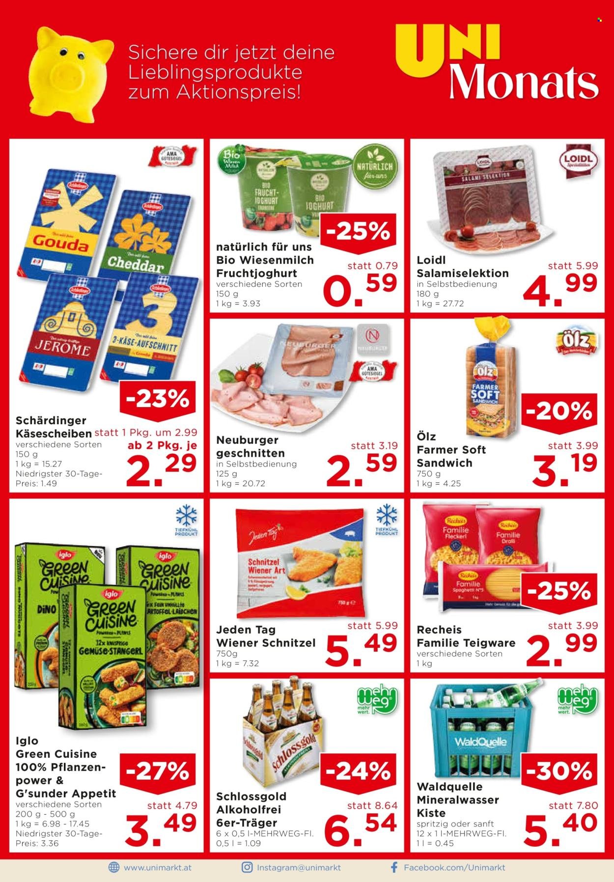 UNIMARKT Flugblatt - Ab Dienstag, 30.12.2025