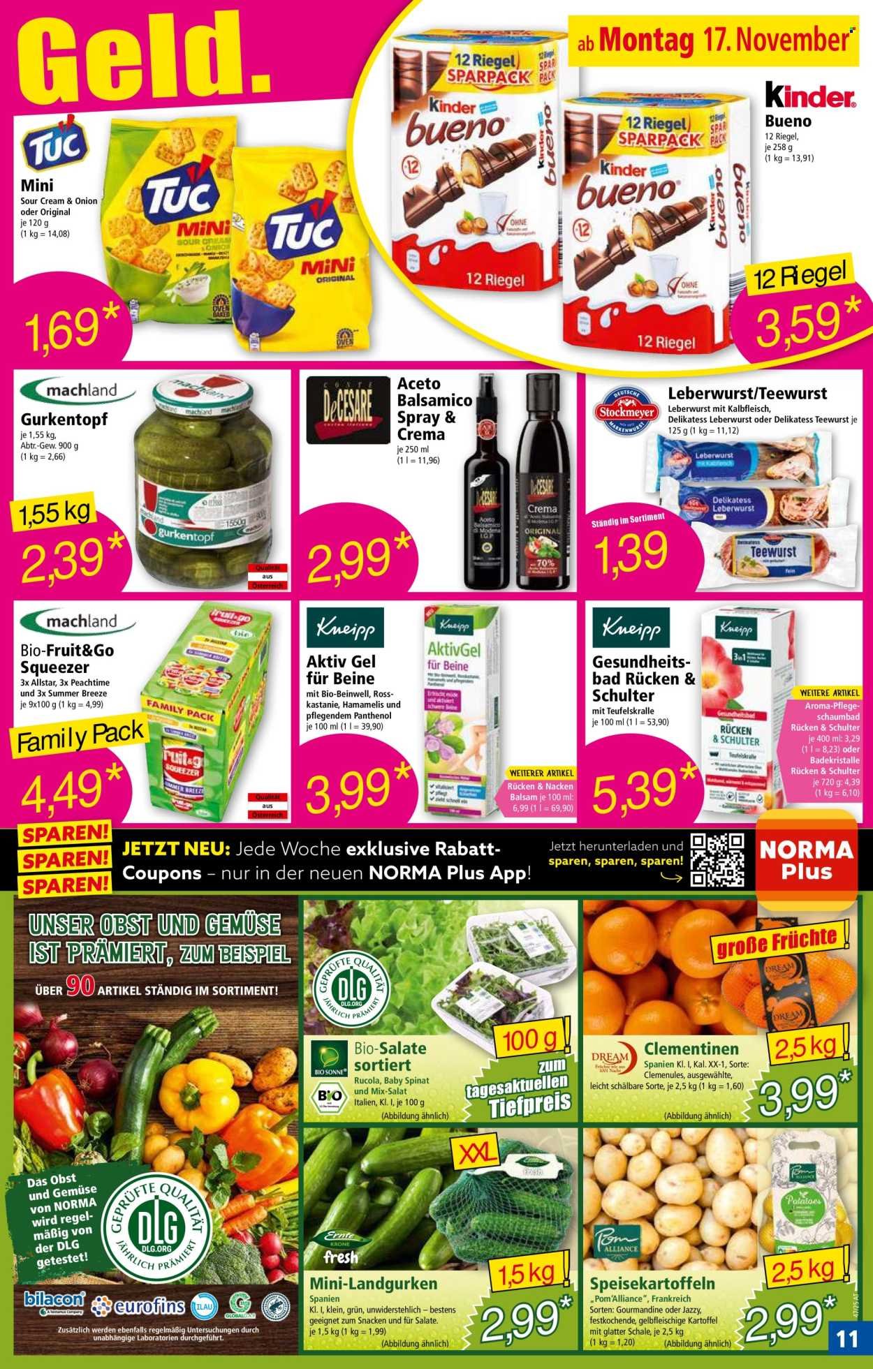 NORMA Flugblatt - Ab Montag, 17.11.2025