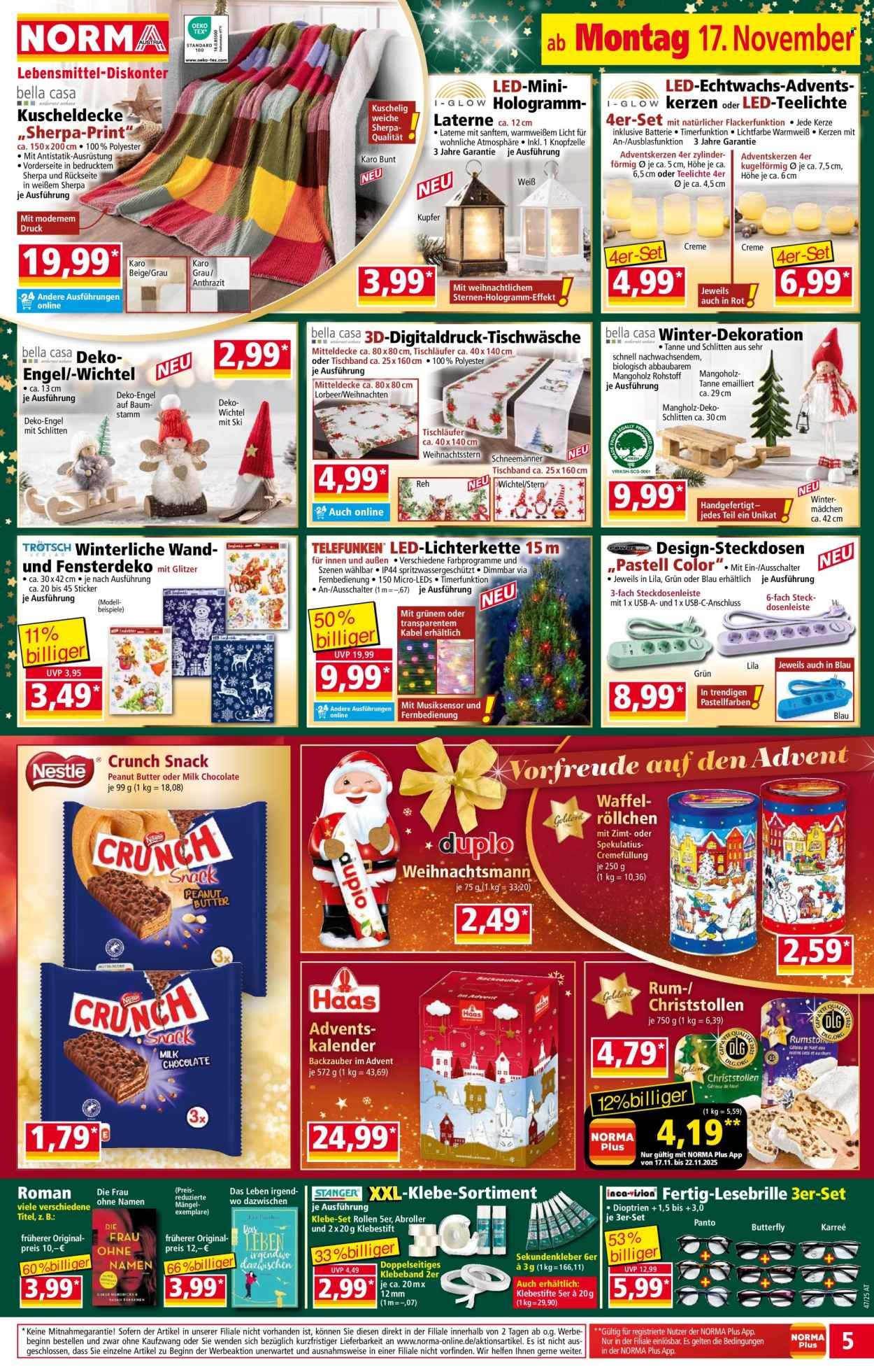 NORMA Flugblatt - Ab Montag, 17.11.2025