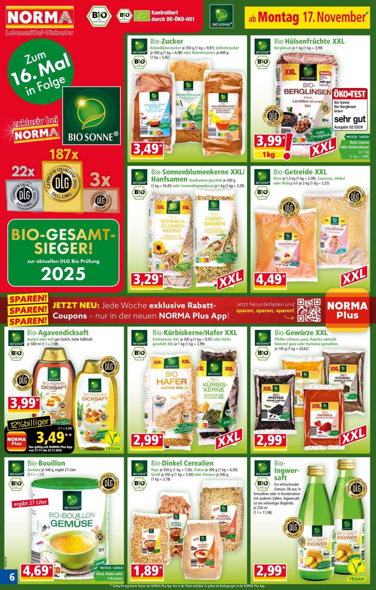 NORMA Flugblatt - Ab Montag, 17.11.2025
