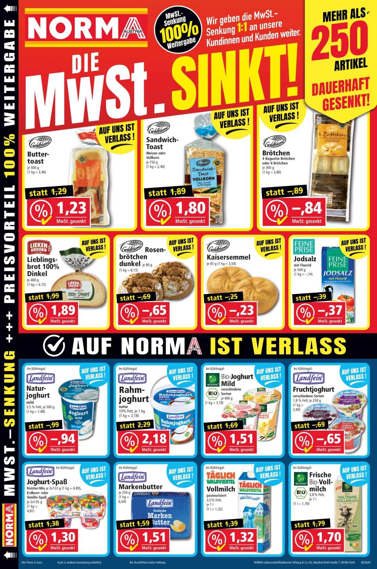 NORMA Flugblatt - Ab Montag, 20.7.2026