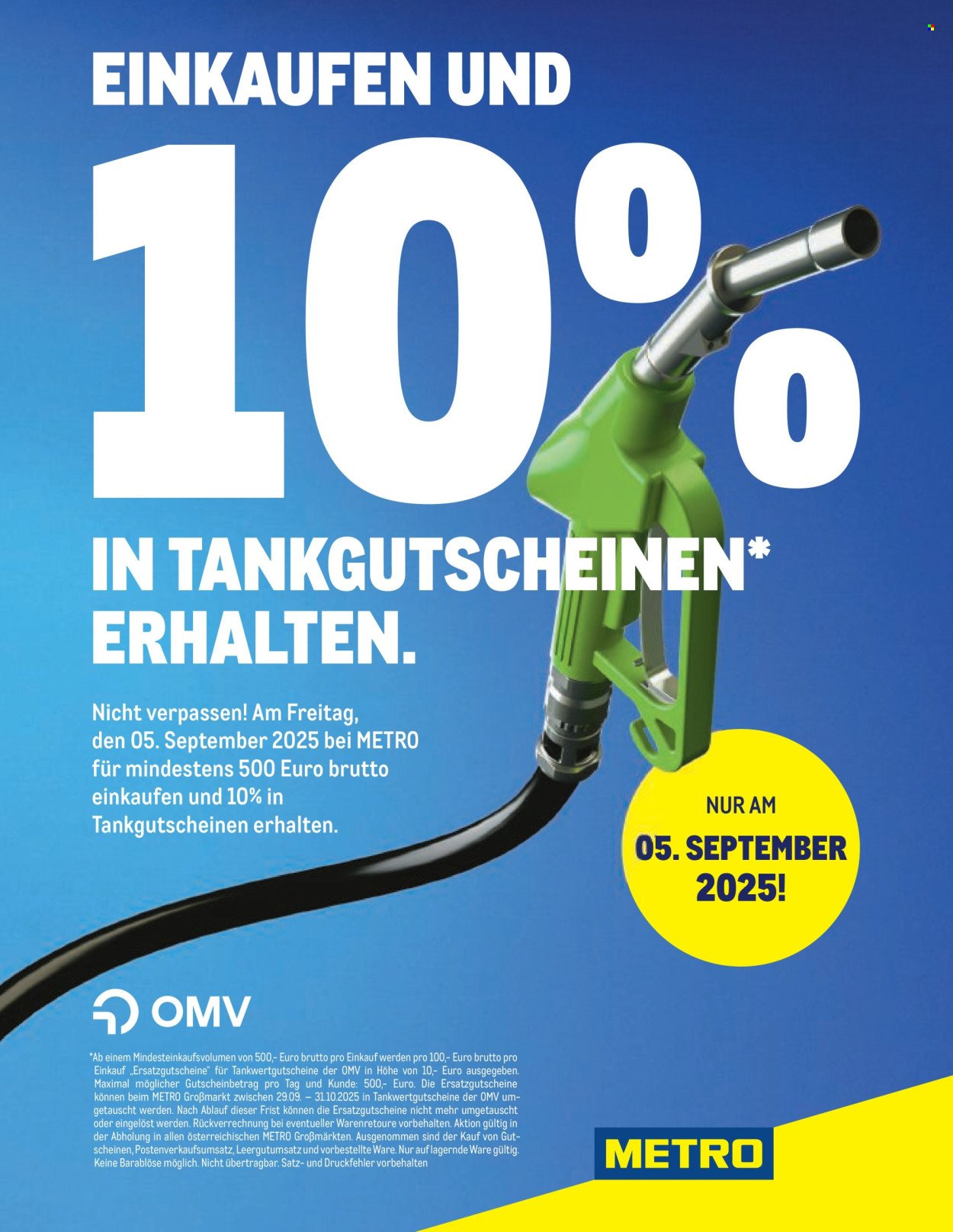 METRO Flugblatt - Tankevent (2025-09-05 - 2025-09-05) | 1