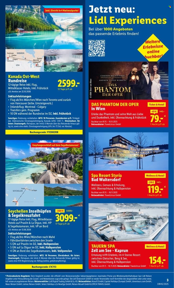 LIDL Flugblatt - Reisen - November Sonderflyer