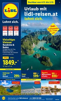 LIDL Flugblatt - Reisen - November Sonderflyer