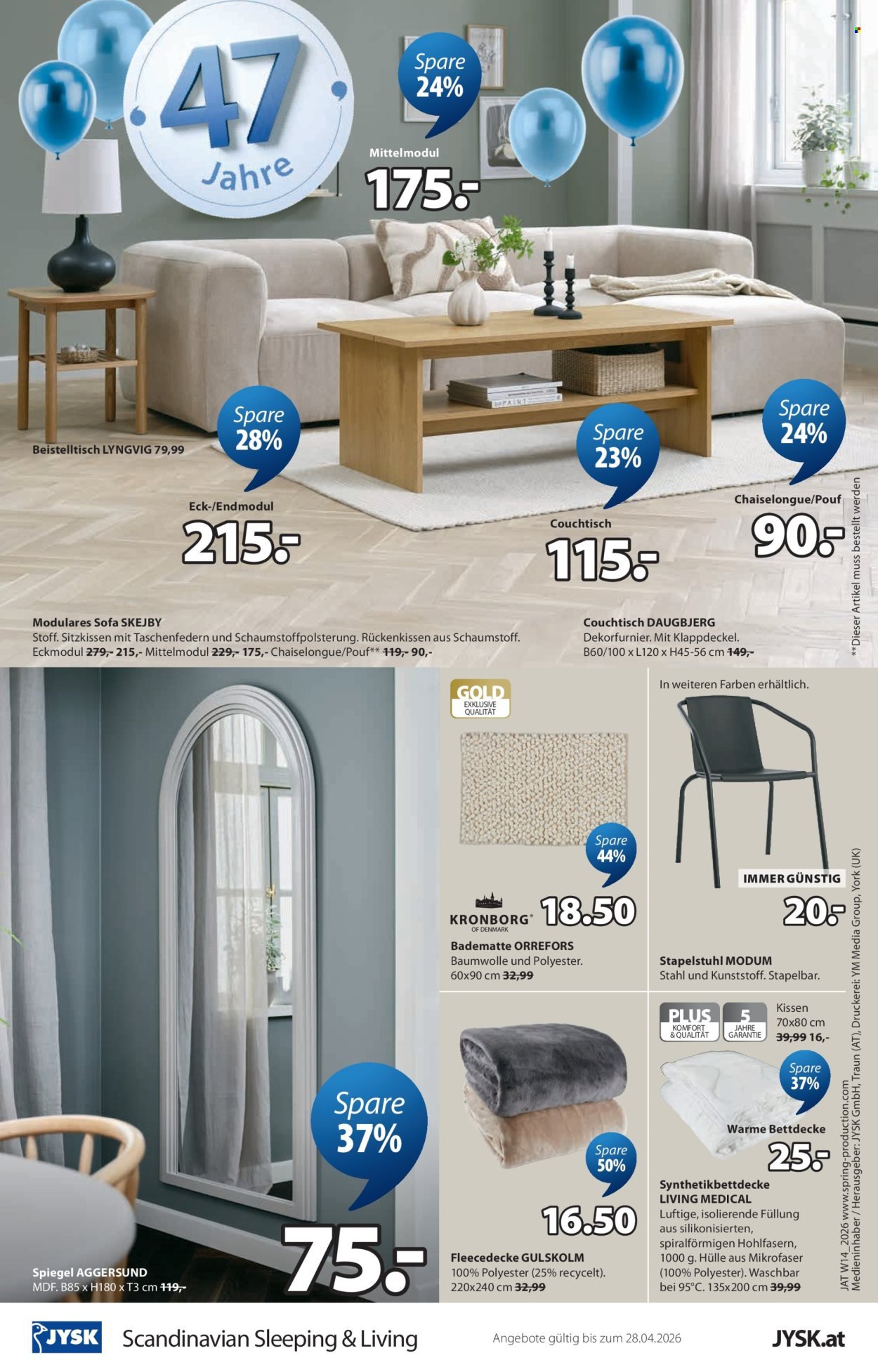 JYSK Flugblatt - Großartige Angebote