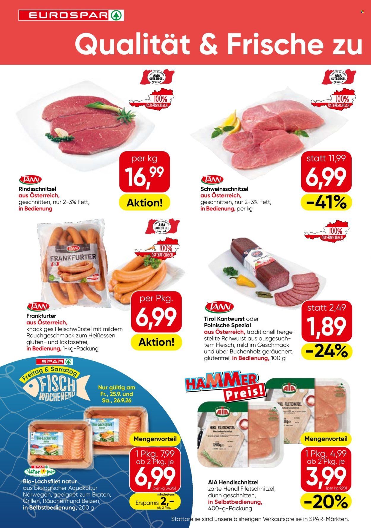 EUROSPAR Flugblatt - Ab Donnerstag, 24.9.2026