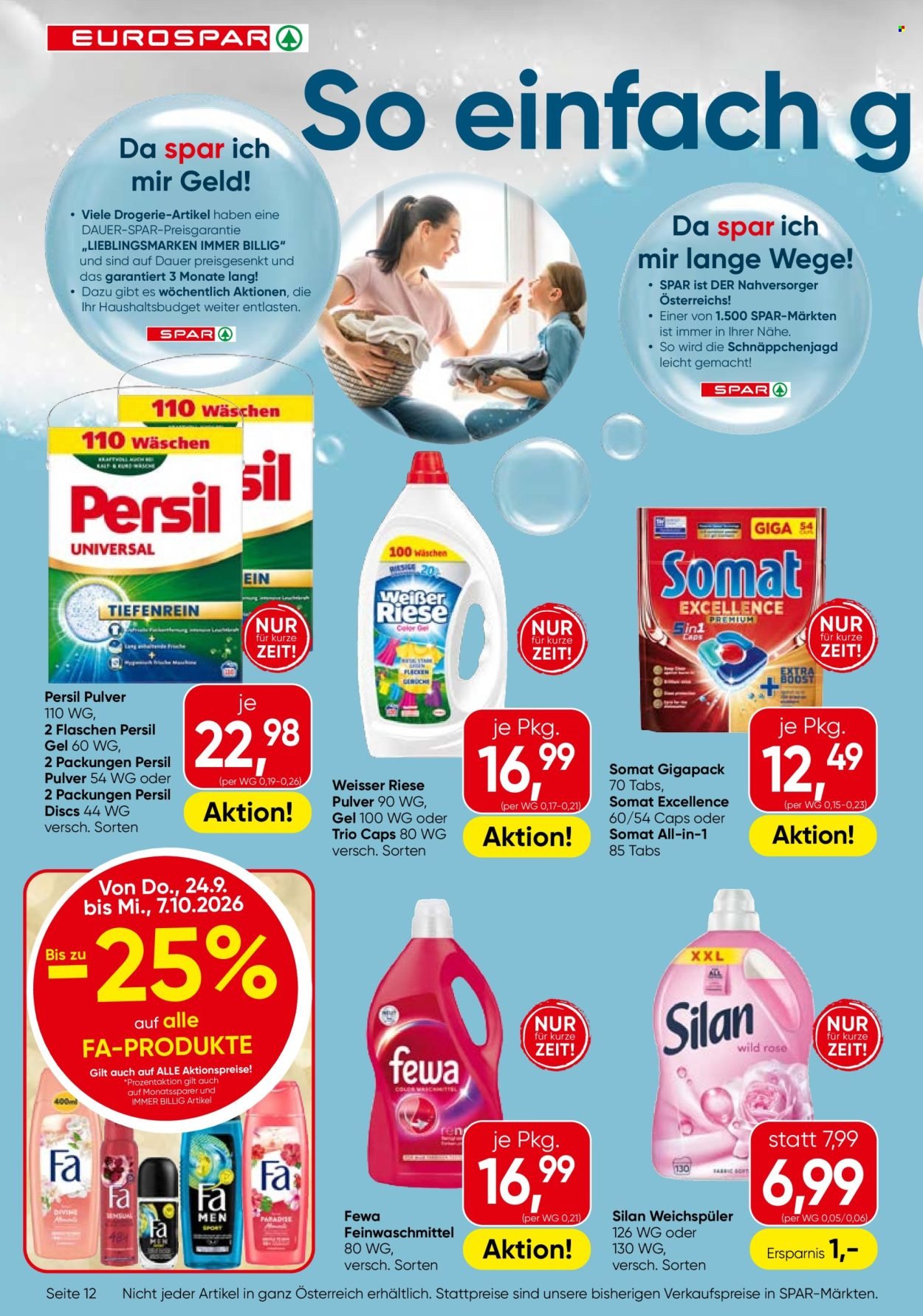 EUROSPAR Flugblatt - Ab Donnerstag, 24.9.2026