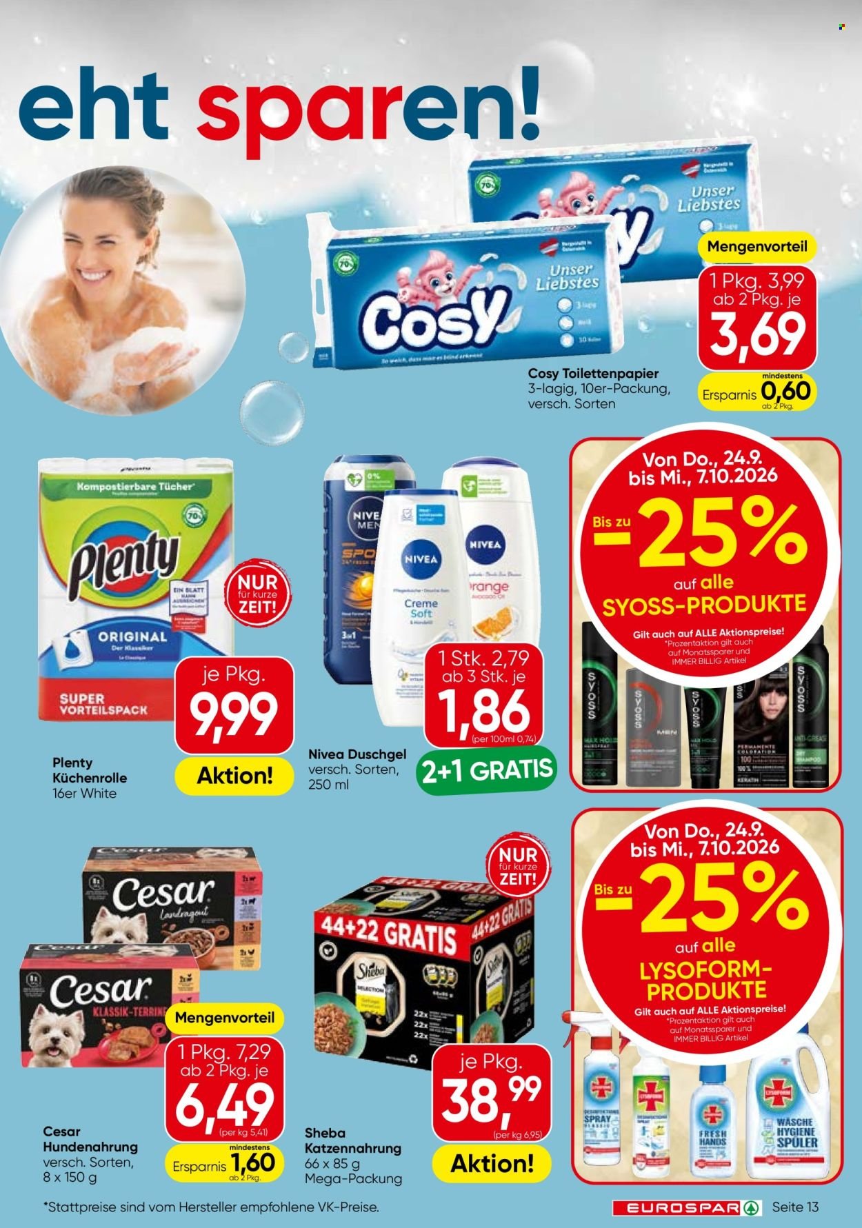 EUROSPAR Flugblatt - Ab Donnerstag, 24.9.2026