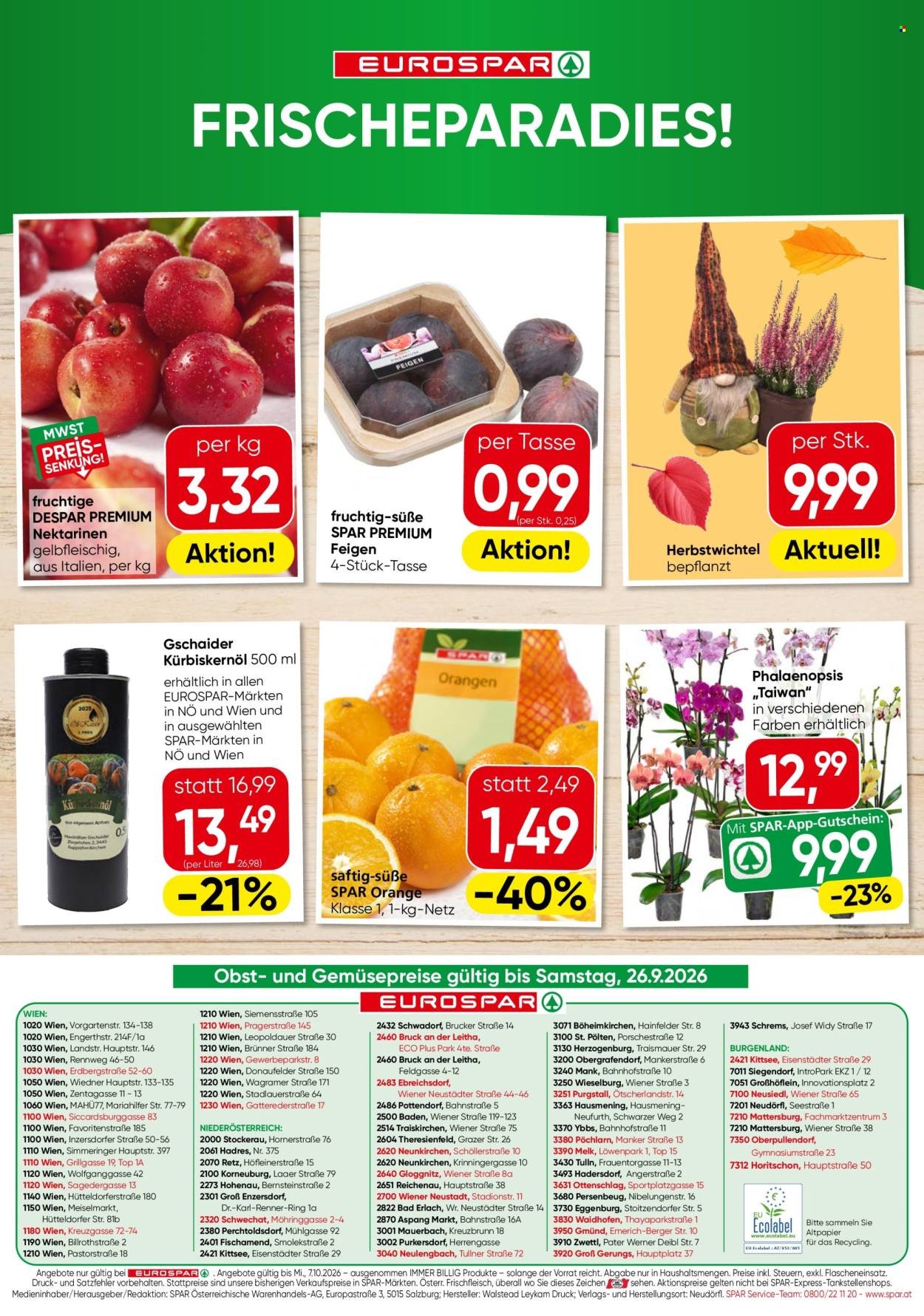 EUROSPAR Flugblatt - Ab Donnerstag, 24.9.2026