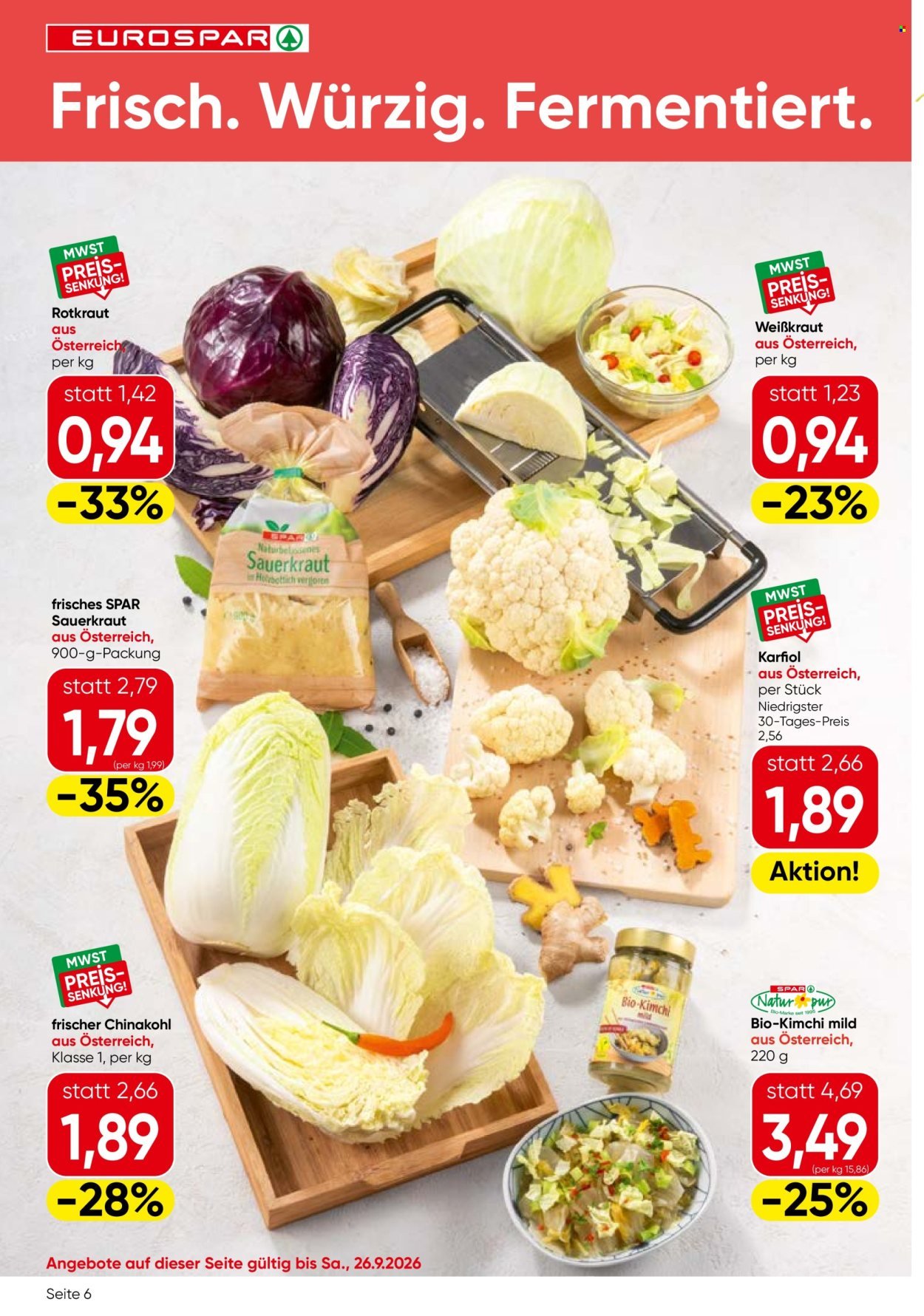 EUROSPAR Flugblatt - Ab Donnerstag, 24.9.2026