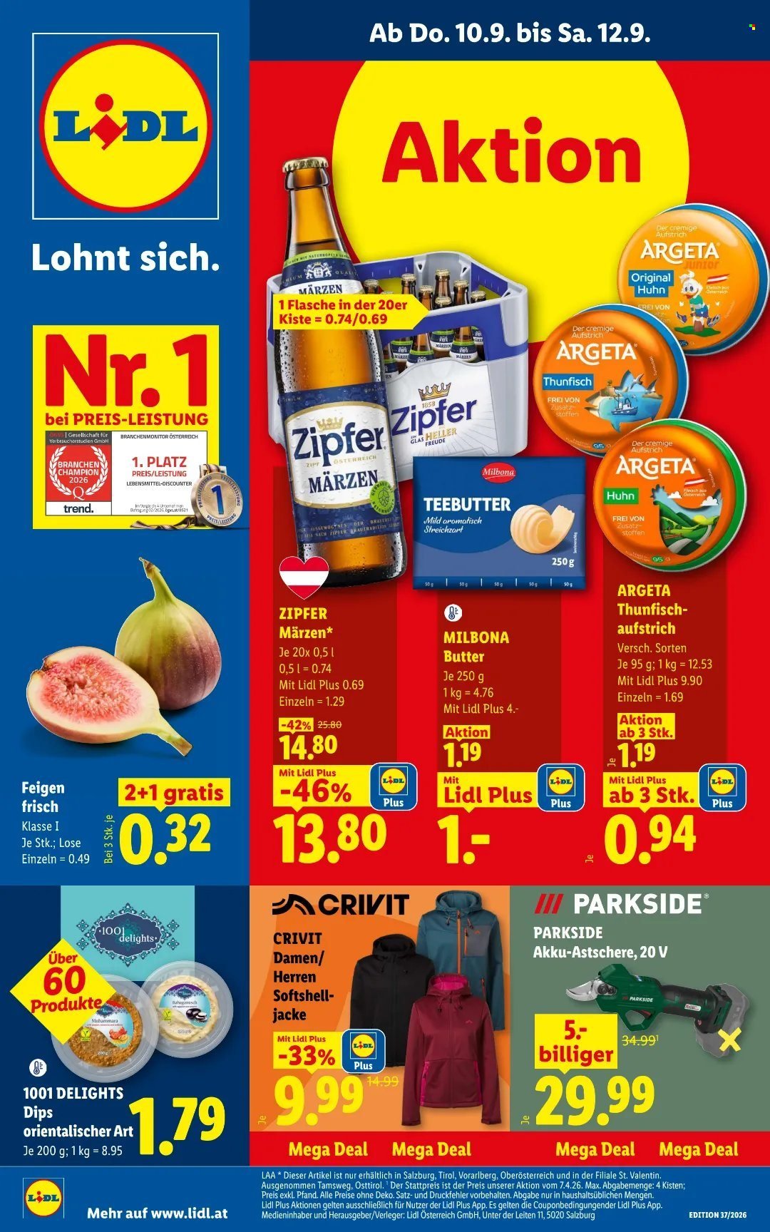 LIDL Flugblatt - Ab Donnerstag, 10.9.2026