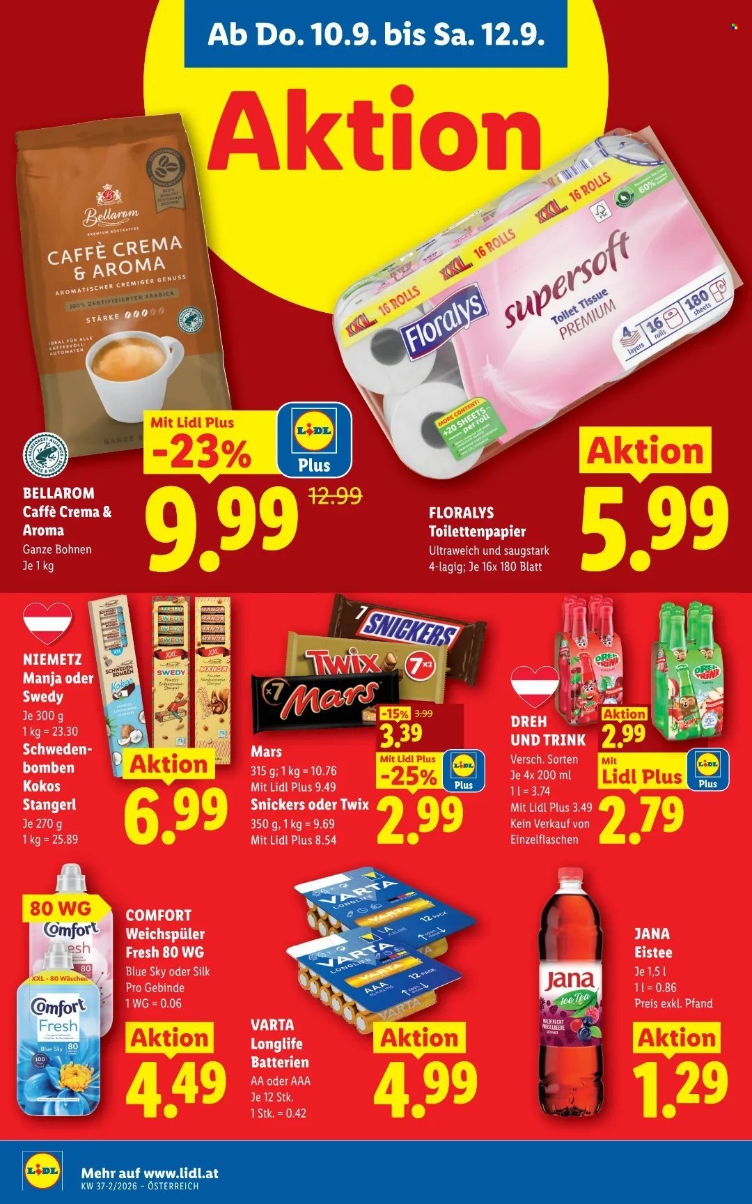 LIDL Flugblatt - Ab Donnerstag, 10.9.2026