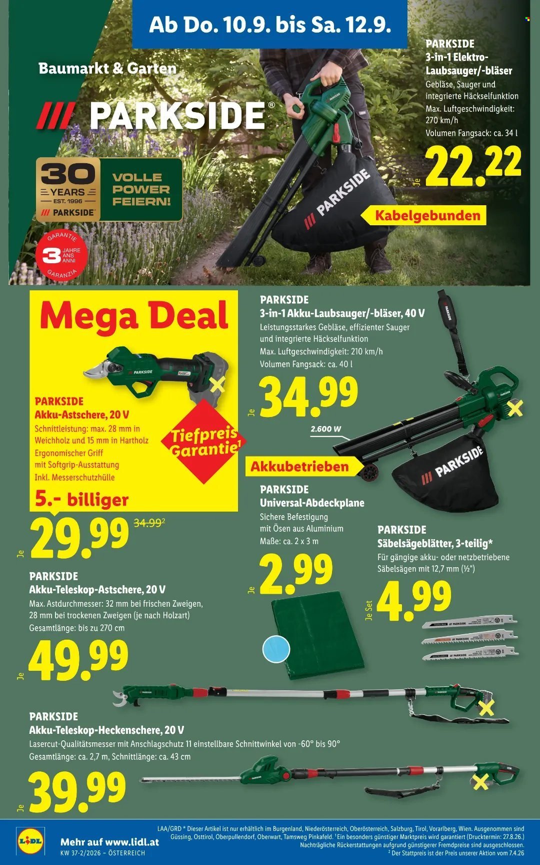 LIDL Flugblatt - Ab Donnerstag, 10.9.2026