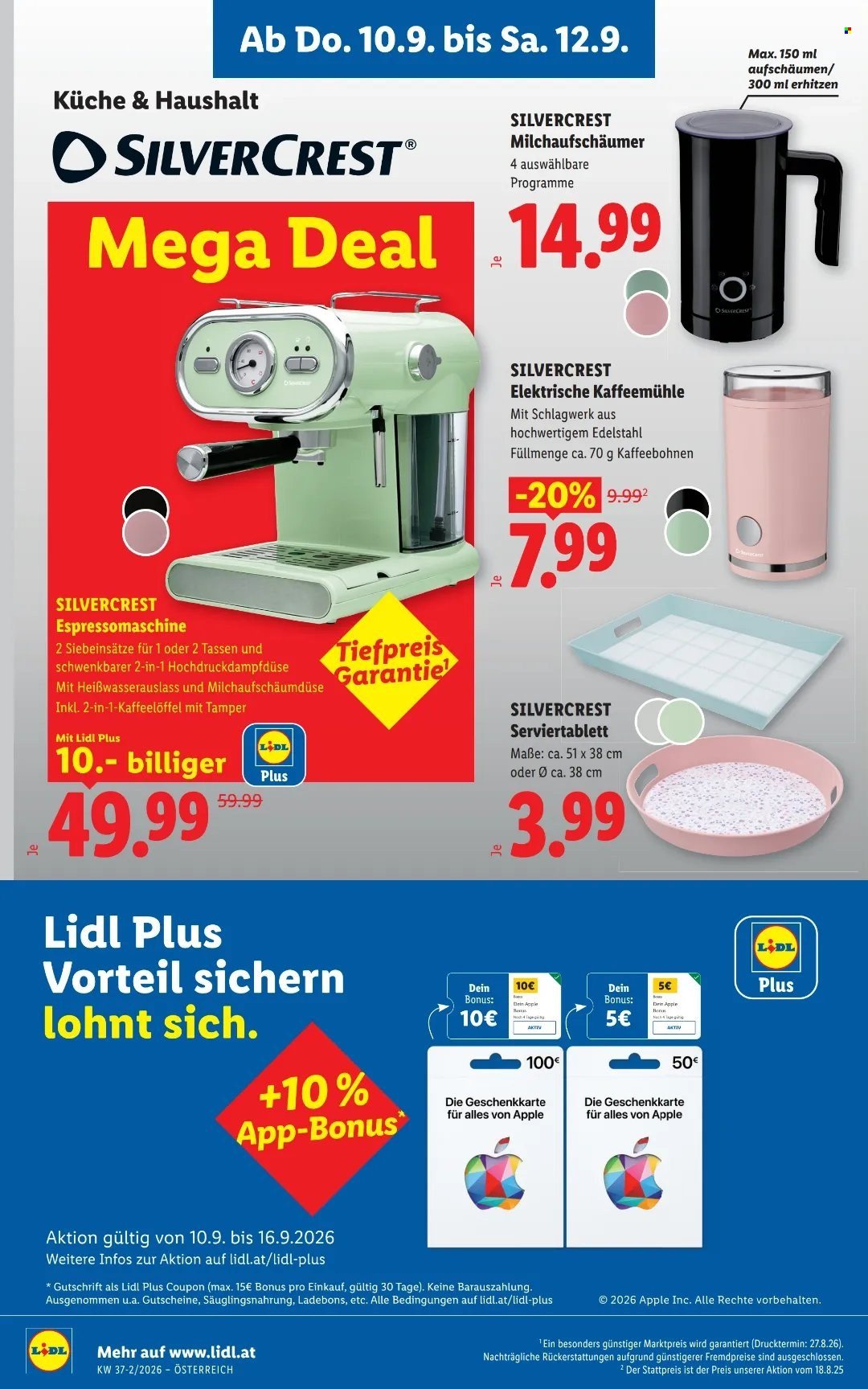 LIDL Flugblatt - Ab Donnerstag, 10.9.2026