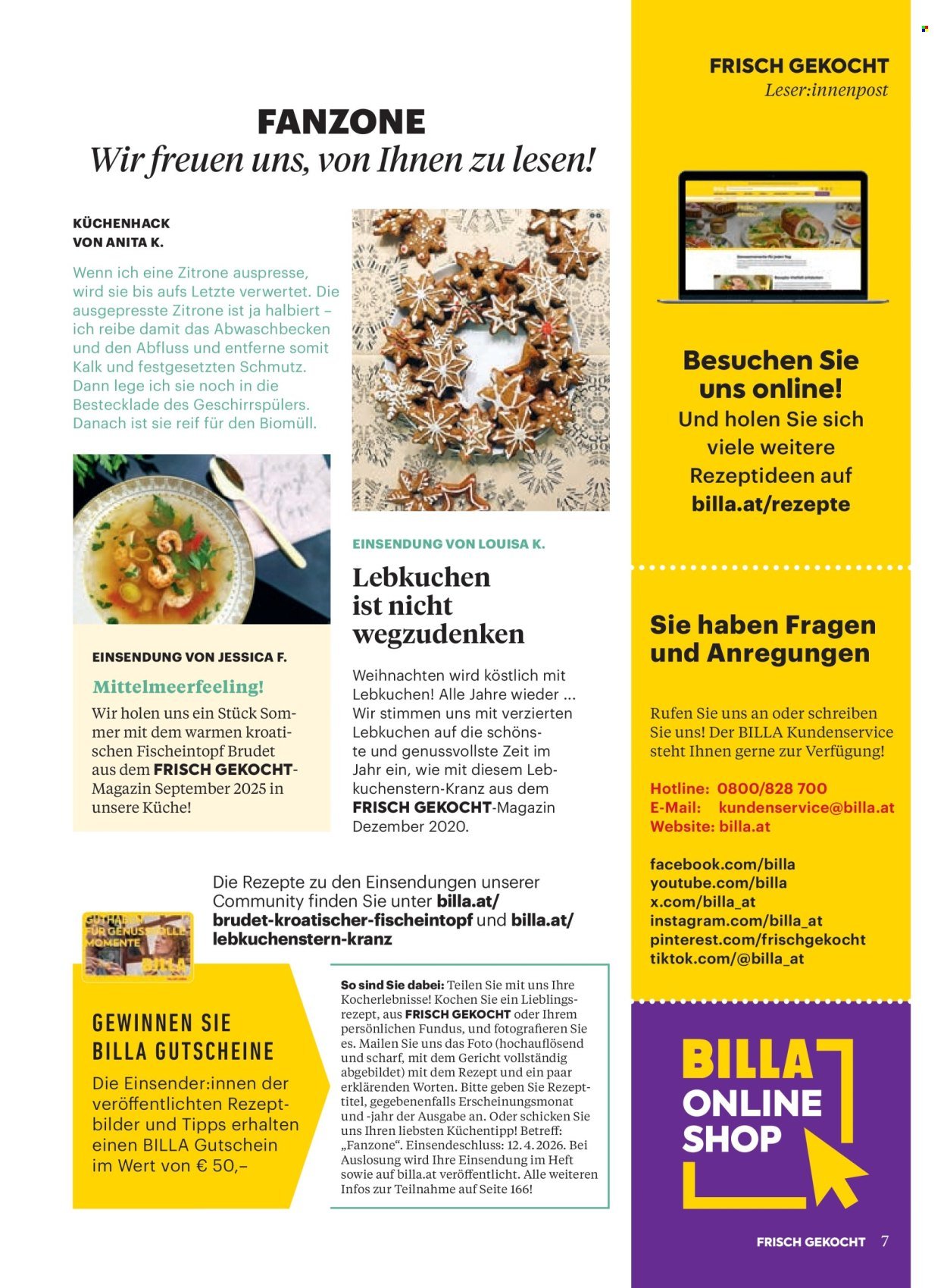 BILLA Flugblatt - Ab Sonntag, 1.3.2026