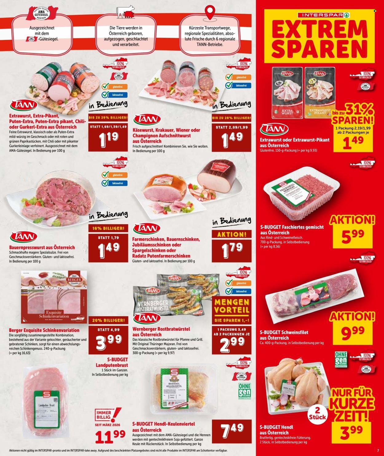 INTERSPAR Flugblatt - Ab Donnerstag, 7.5.2026