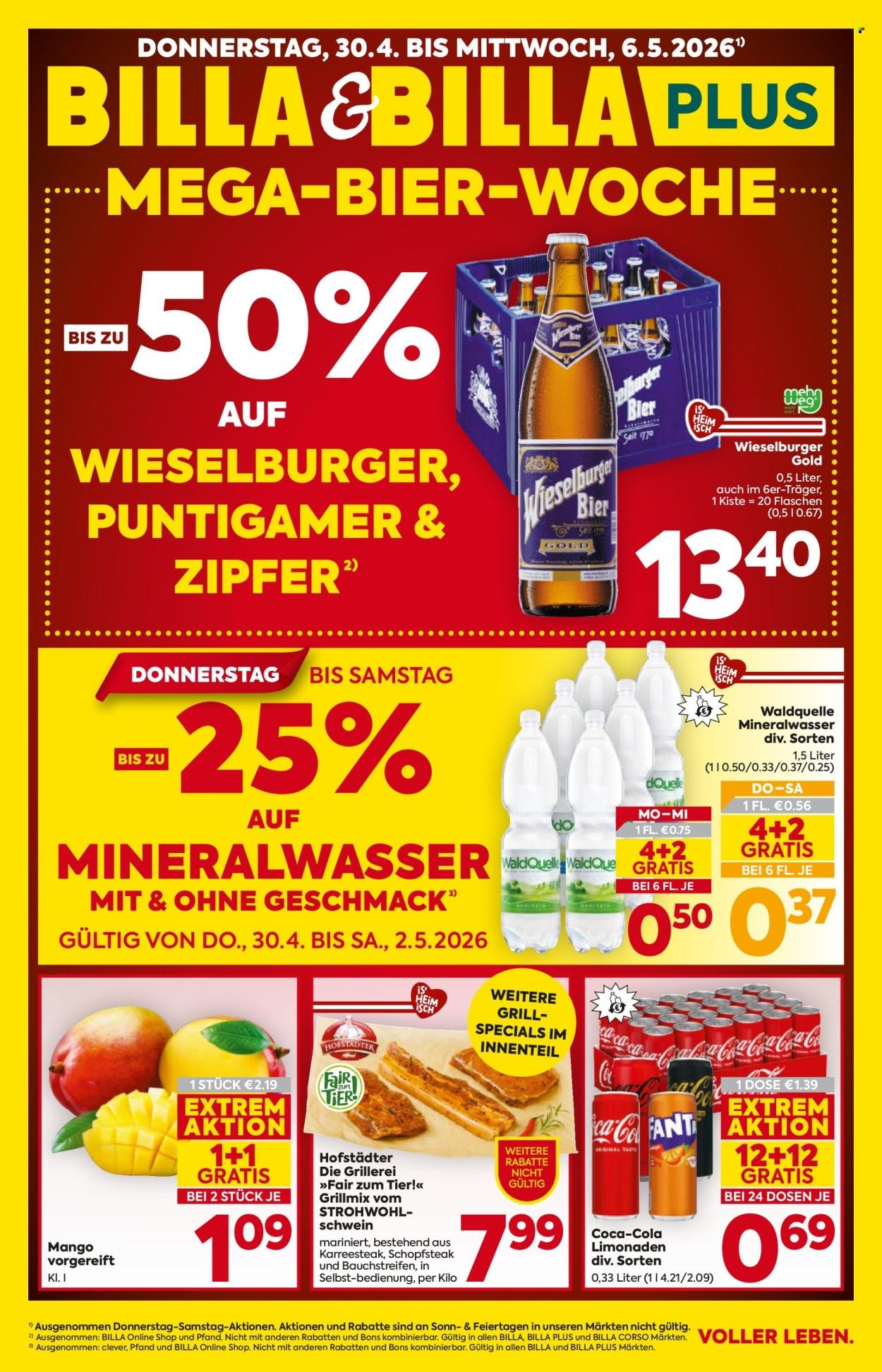 BILLA Flugblatt - Ab Donnerstag, 30.4.2026