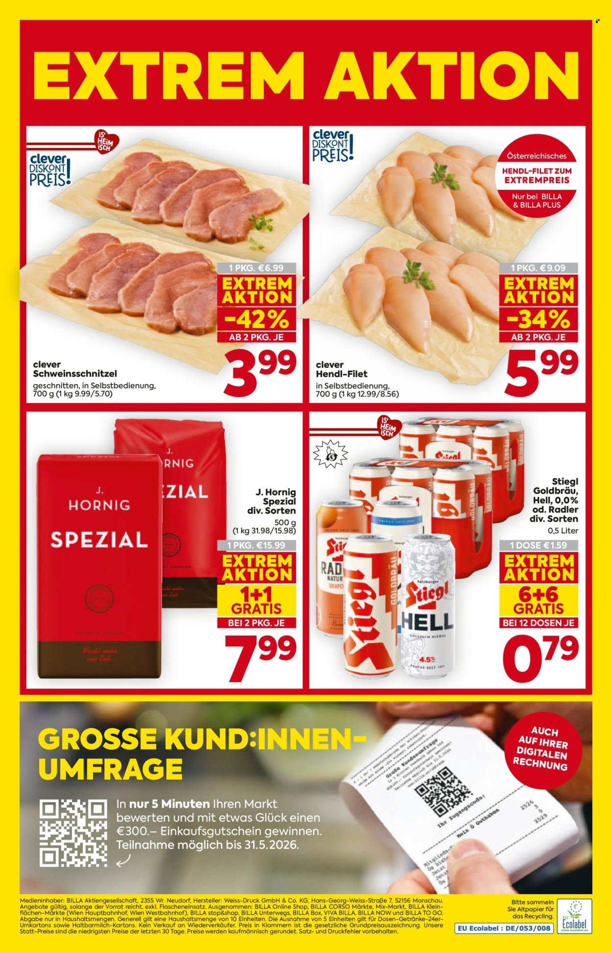 BILLA Flugblatt - Ab Donnerstag, 30.4.2026