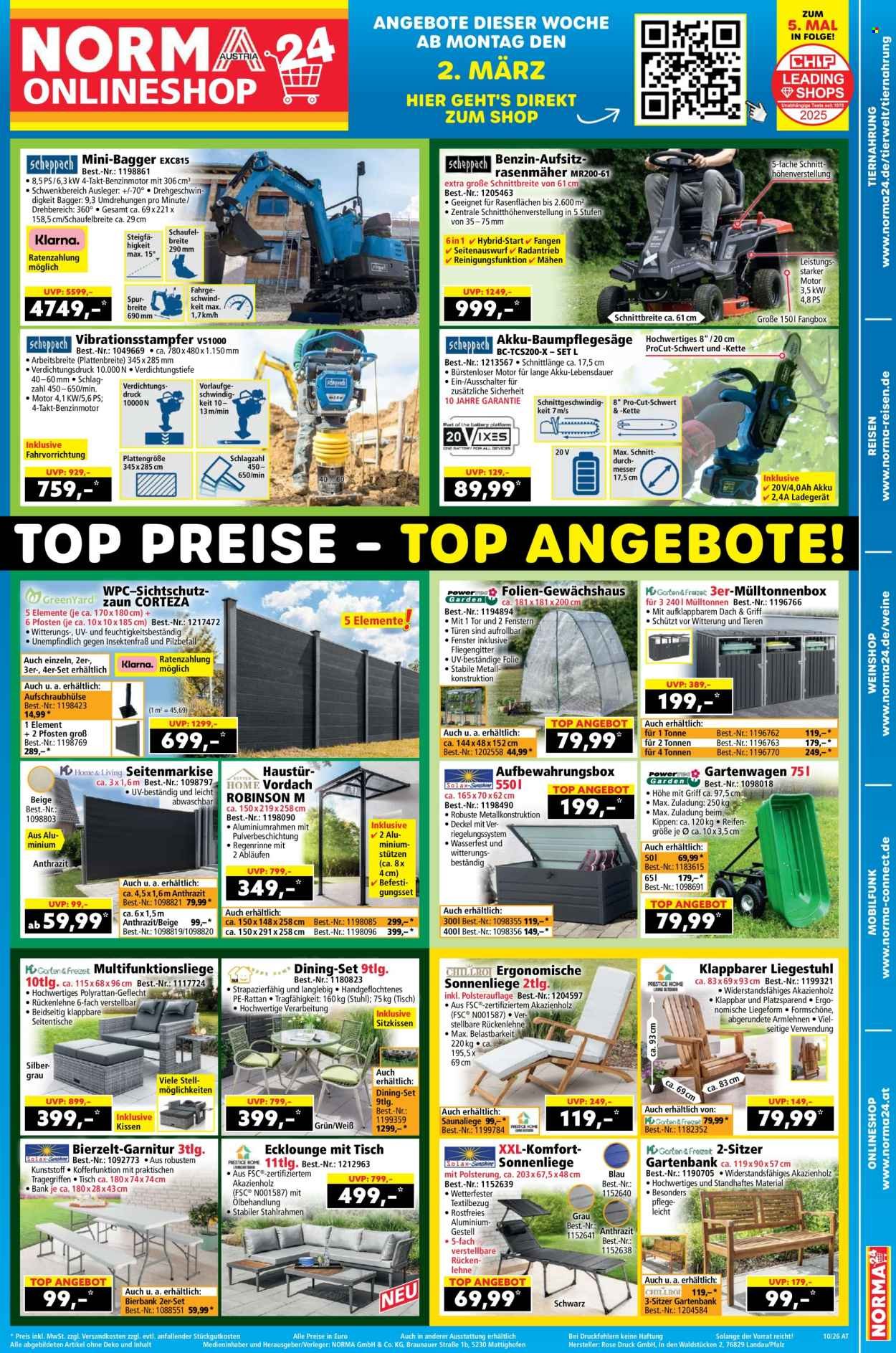 NORMA Flugblatt - Ab Montag, 2.3.2026