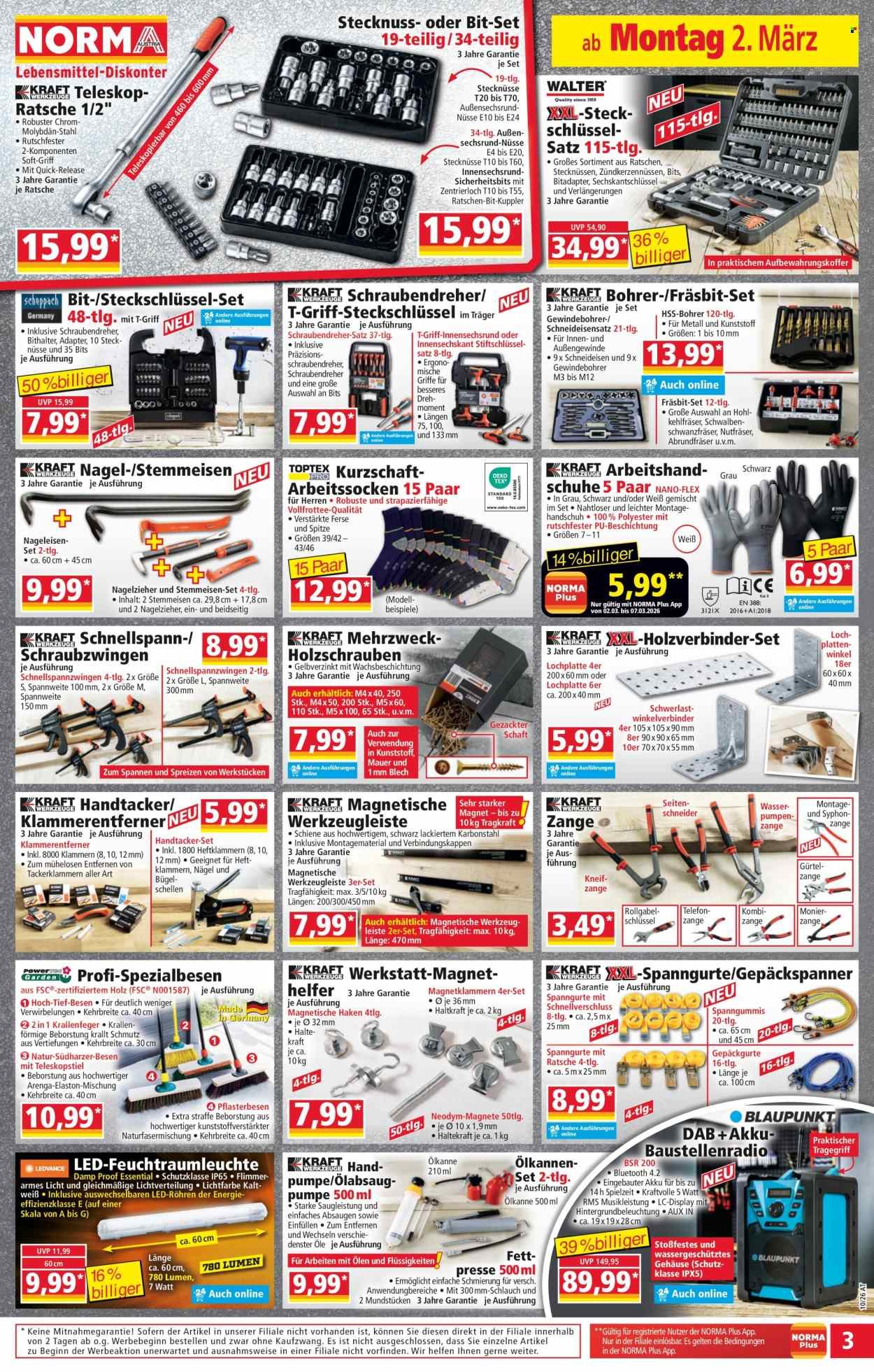 NORMA Flugblatt - Ab Montag, 2.3.2026