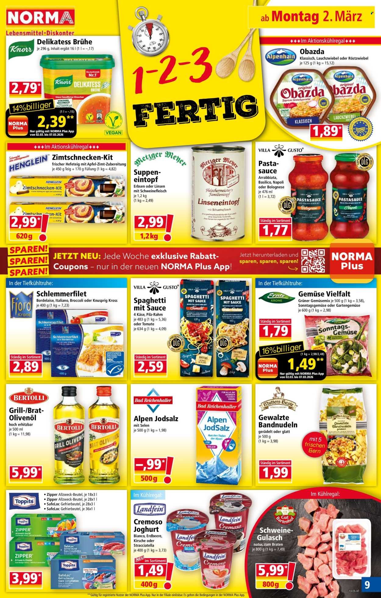 NORMA Flugblatt - Ab Montag, 2.3.2026