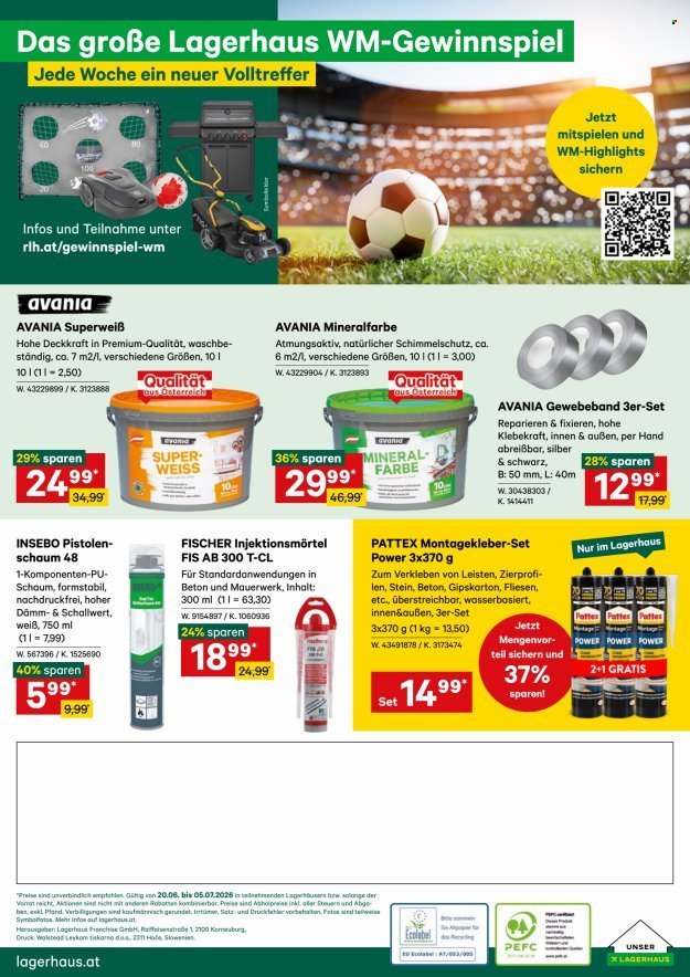 LAGERHAUS Flugblatt - Ab Samstag, 20.6.2026