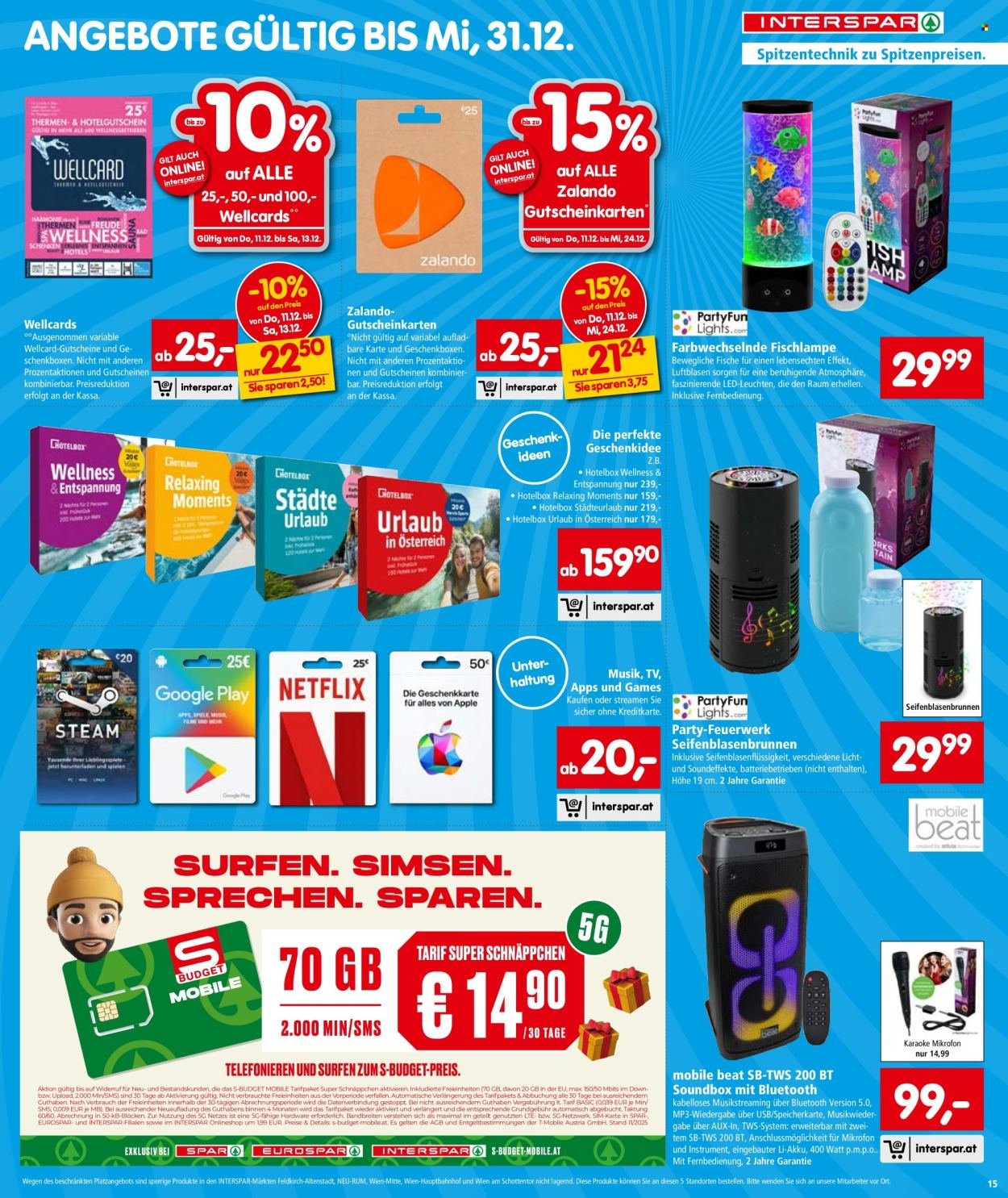 INTERSPAR Flugblatt - KW 50 - Wien (2025-12-11 - 2025-12-17) | 16