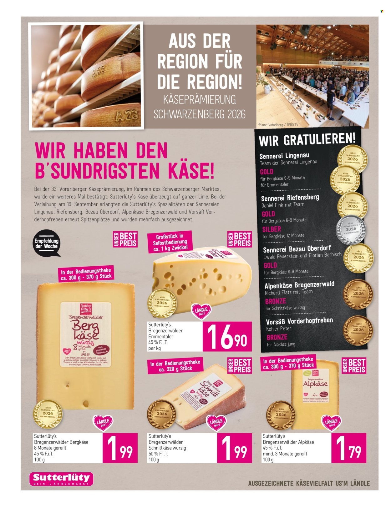 SUTTERLÜTY Flugblatt - Ab Donnerstag, 24.9.2026