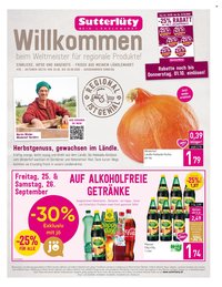 SUTTERLÜTY Flugblatt - Ab Donnerstag, 24.9.2026