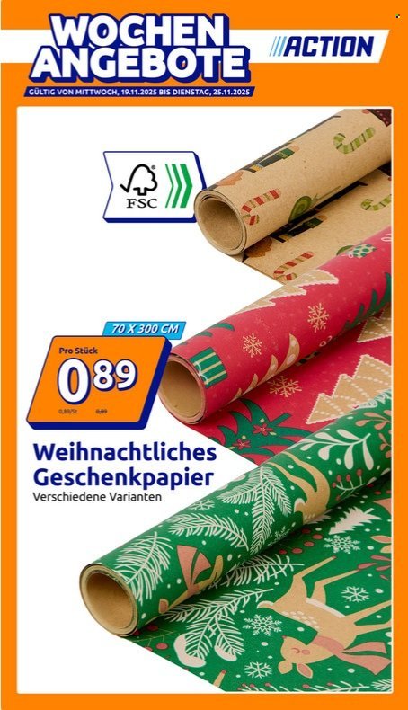 ACTION Flugblatt - Ab Mittwoch, 19.11.2025