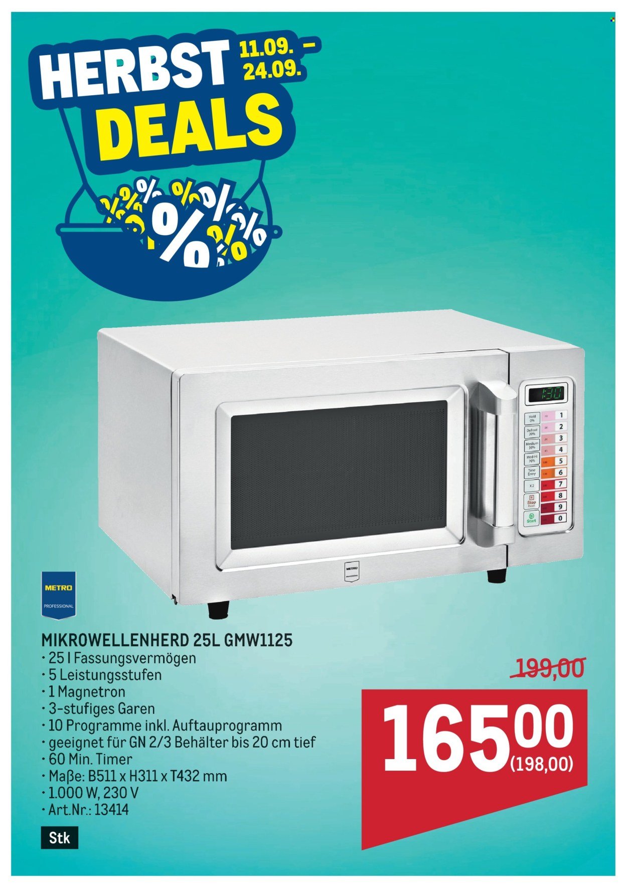 METRO Flugblatt - Herbst Deals (2025-09-11 - 2025-09-24) | 1