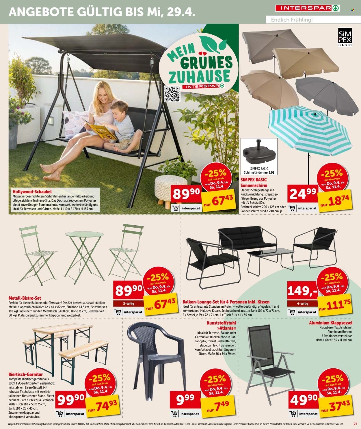 INTERSPAR Flugblatt - KW 15 - Wien