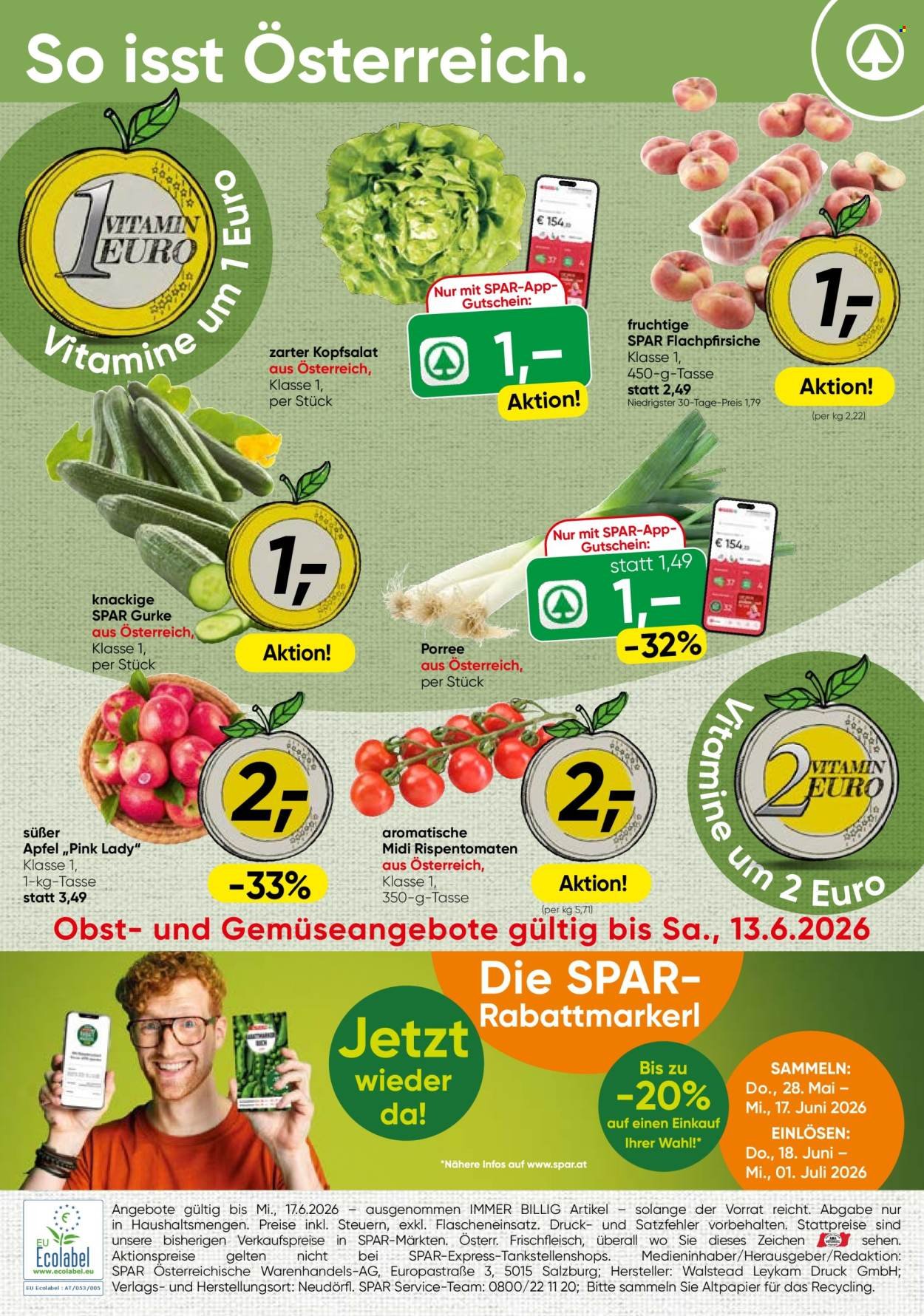SPAR Flugblatt - Obst & Gemüse KW 24