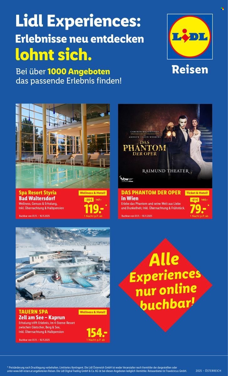 LIDL Flugblatt - Neu: Lidl Experiences (2025-10-31) | 1