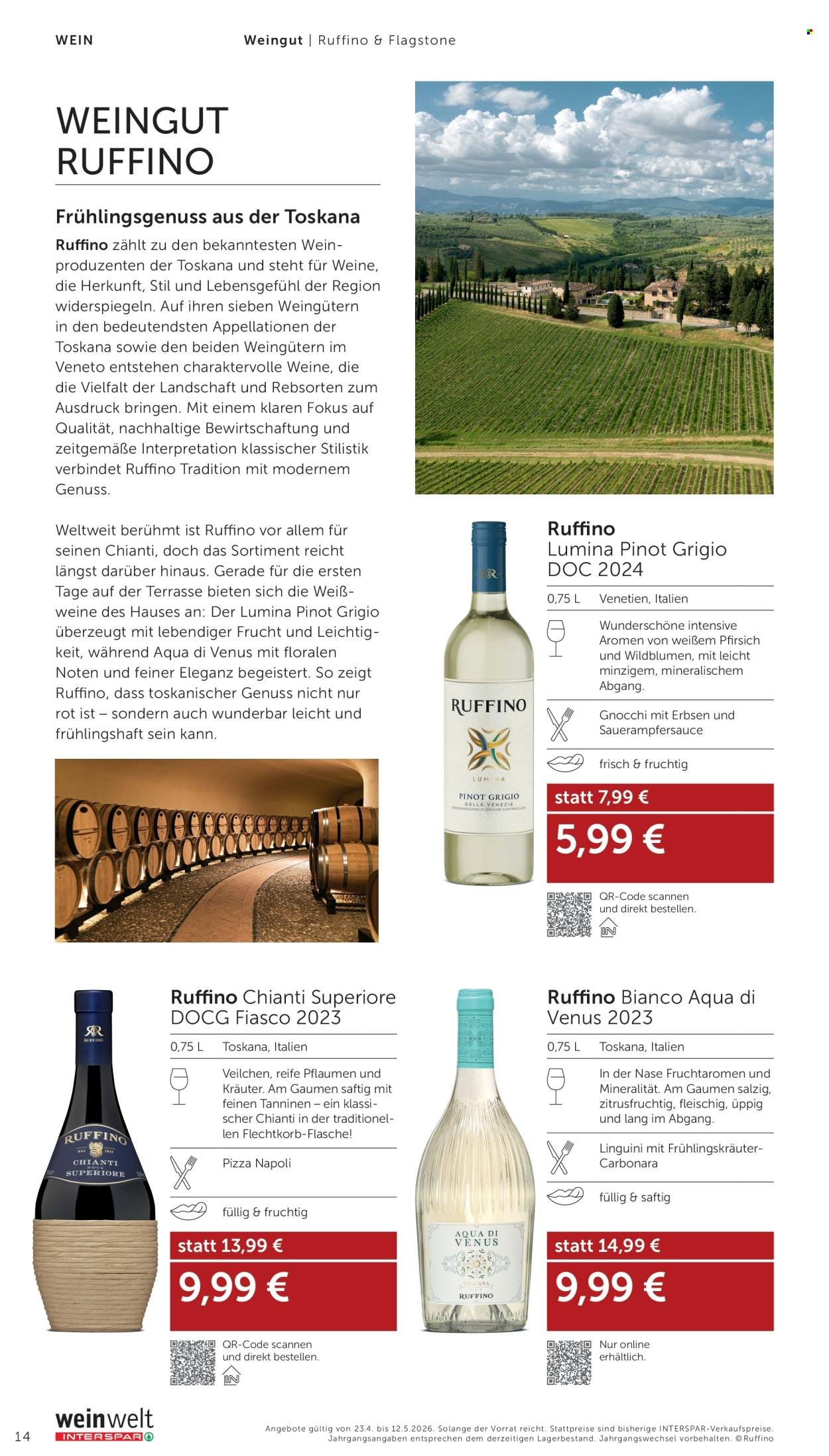 INTERSPAR Flugblatt - weinwelt-Bestseller