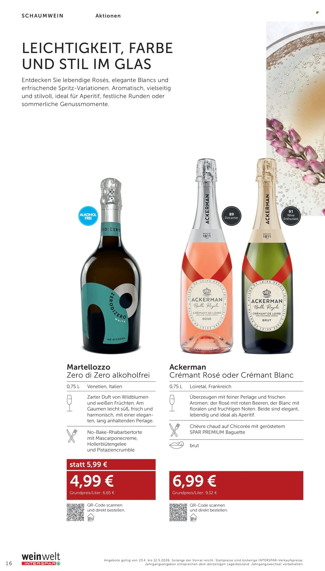 INTERSPAR Flugblatt - weinwelt-Bestseller
