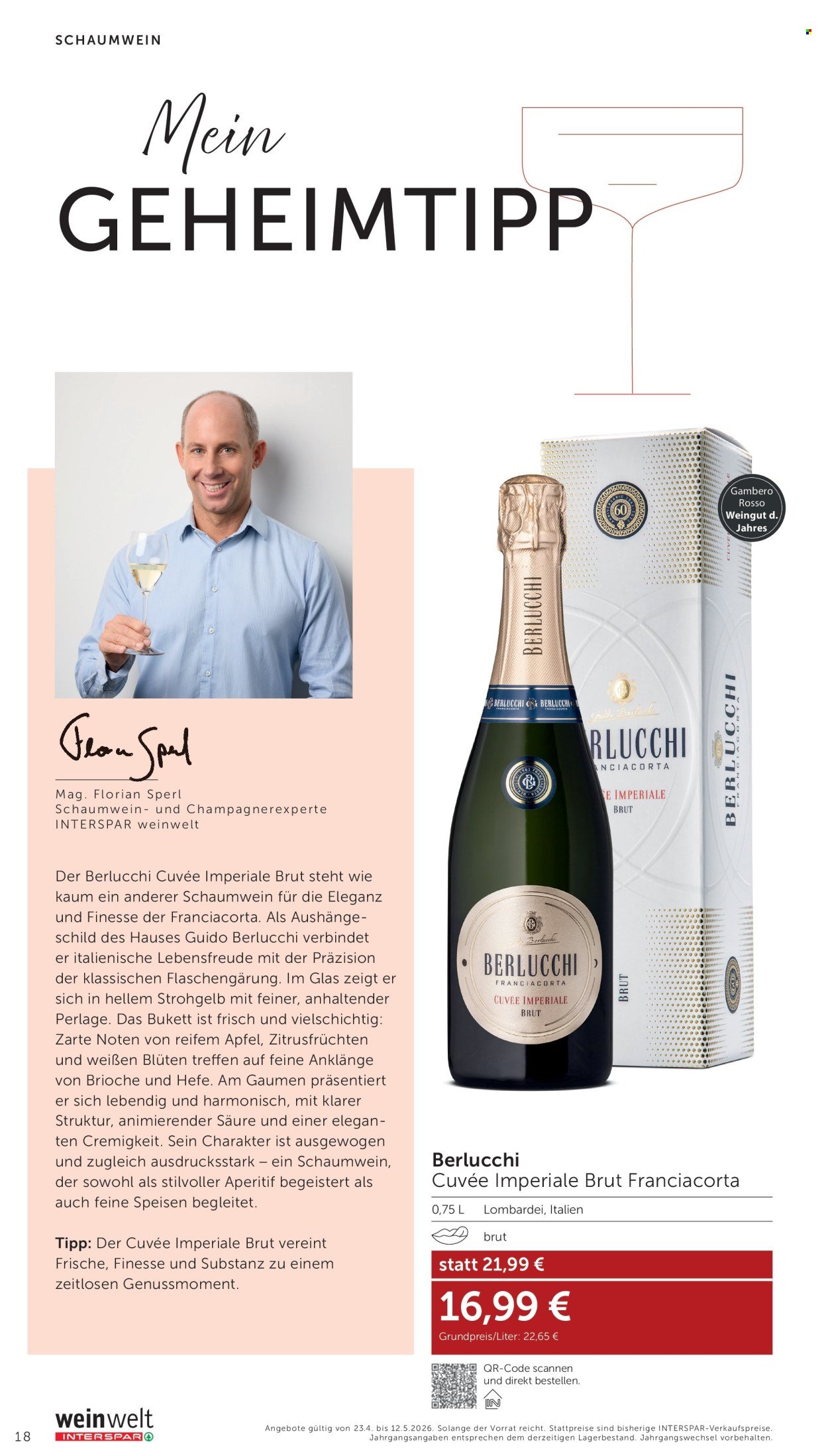 INTERSPAR Flugblatt - weinwelt-Bestseller