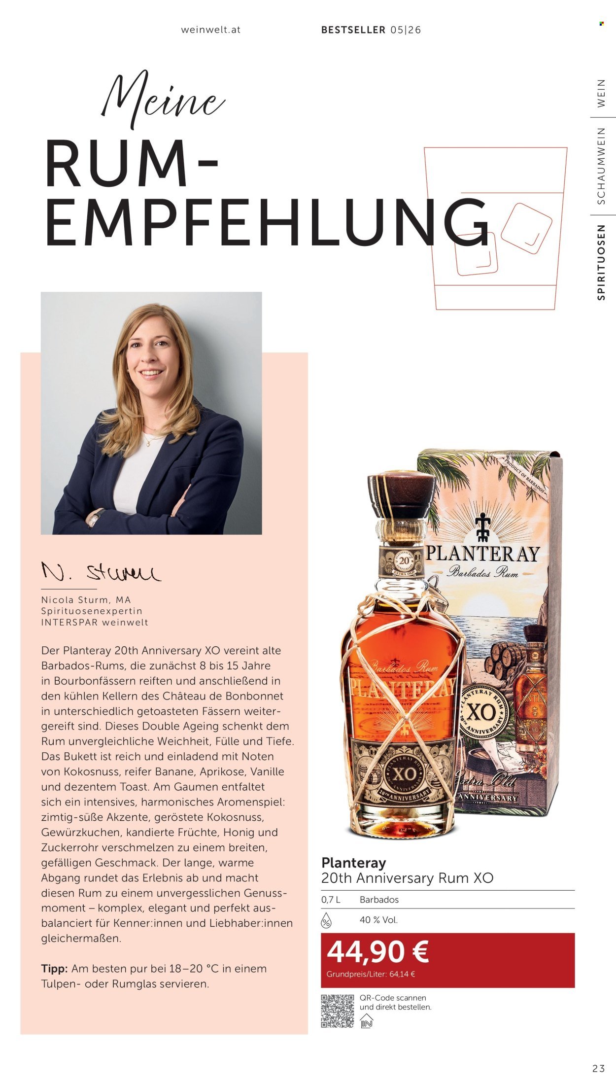 INTERSPAR Flugblatt - weinwelt-Bestseller