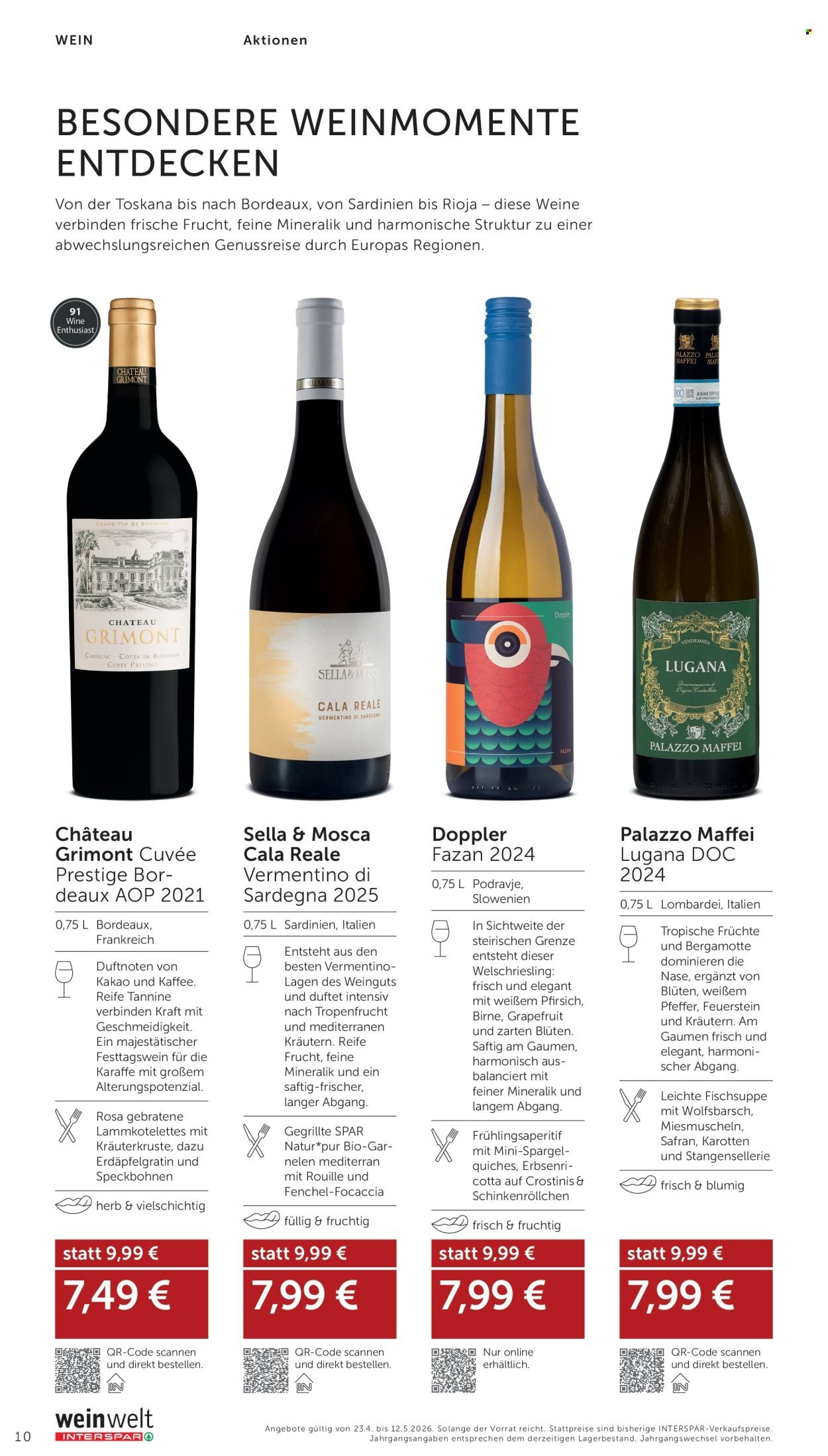 INTERSPAR Flugblatt - weinwelt-Bestseller