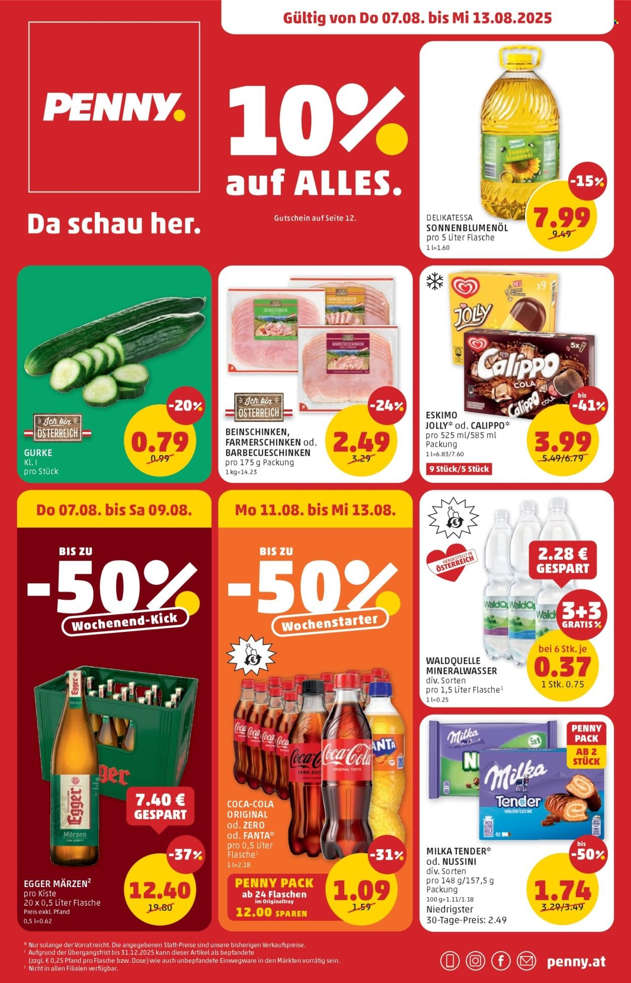 PENNY Flugblatt - Ab Donnerstag, 7.8.2025 (2025-08-07 - 2025-08-13) | 1