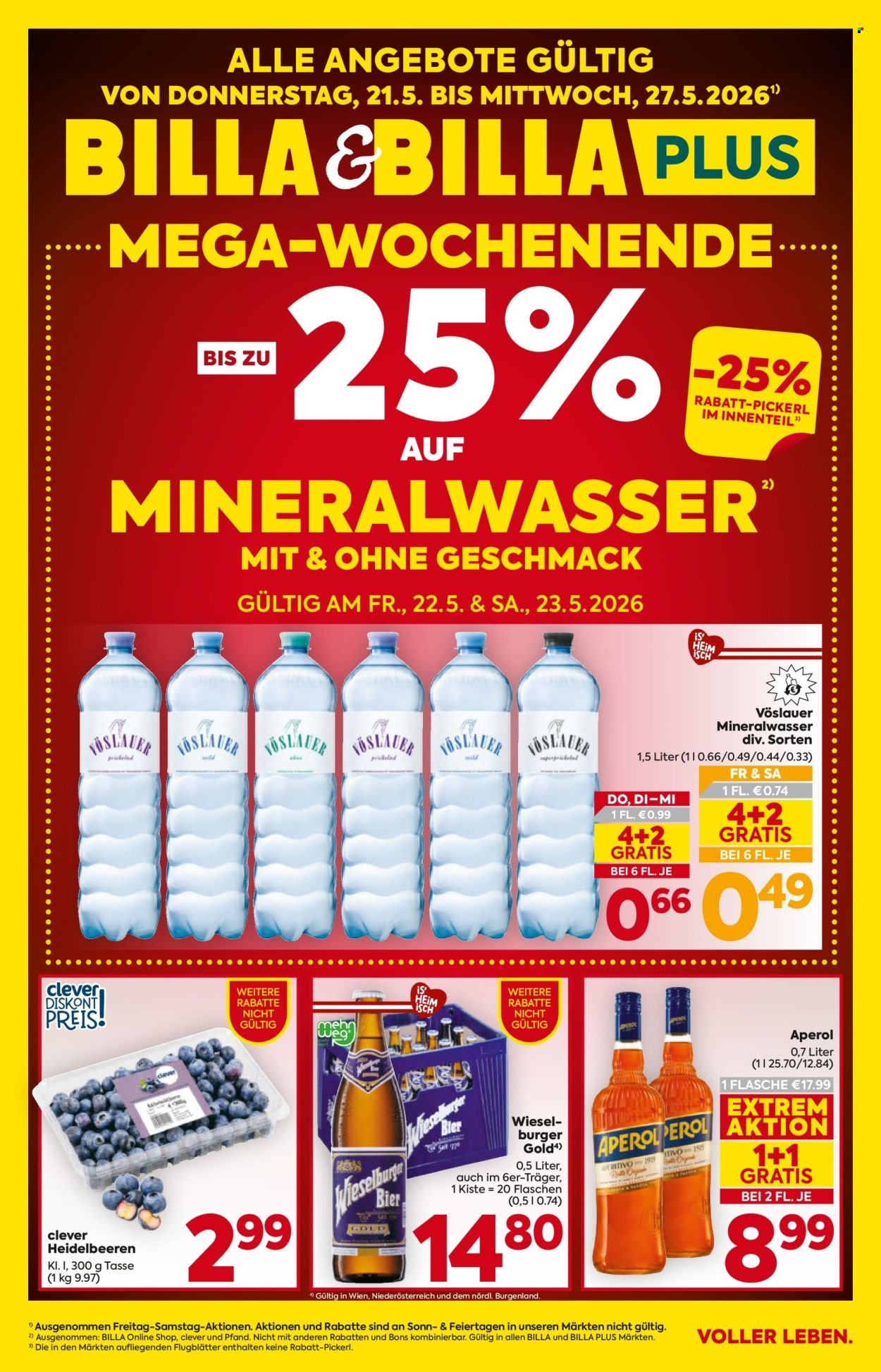 BILLA Flugblatt - Ab Donnerstag, 21.5.2026
