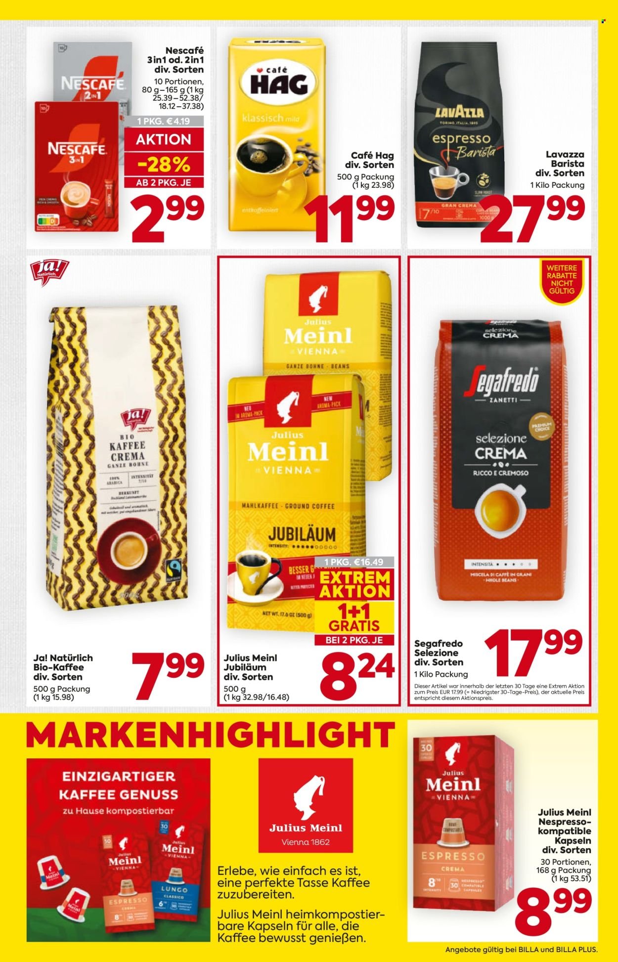 BILLA Flugblatt - Ab Donnerstag, 21.5.2026